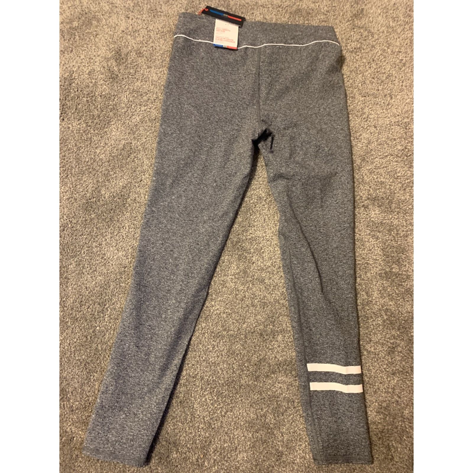 Tommy Hilfiger Tommy Hilfiger Sport Gray Leggings Size M Women Activewear Leggings Size 32" / US 10 / IT 46 - 7 Thumbnail