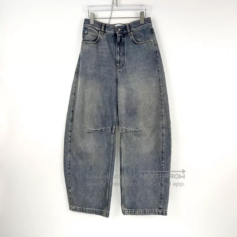 Loewe Loewe Blue Washed Cutlass Denim Pants Size 26" / US 2 / IT 38 - 3 Thumbnail