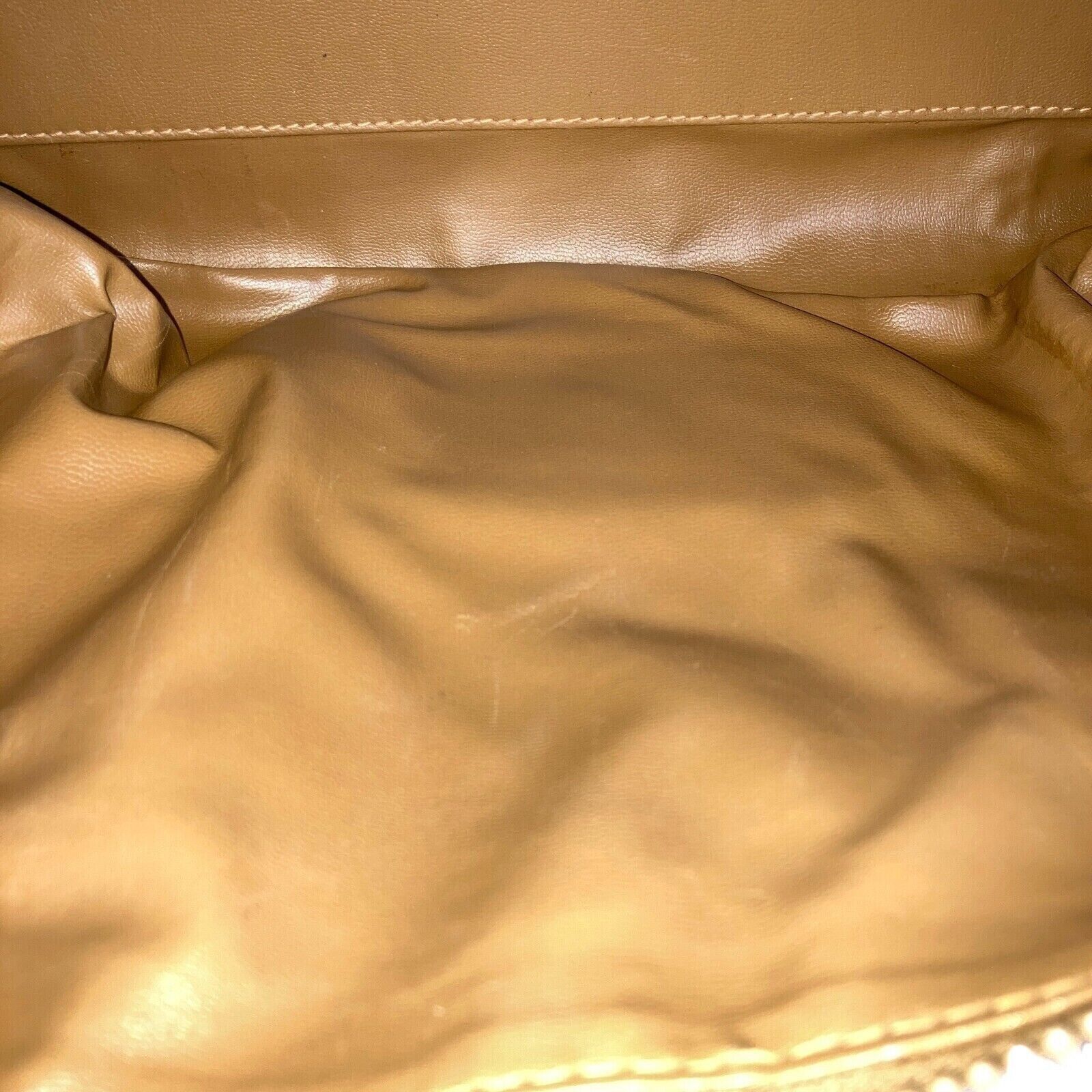 Celine AUTHENTIC CELINE BOSTON HANDBAG Macadam PVC Brown GUC Size ONE SIZE - 9 Thumbnail
