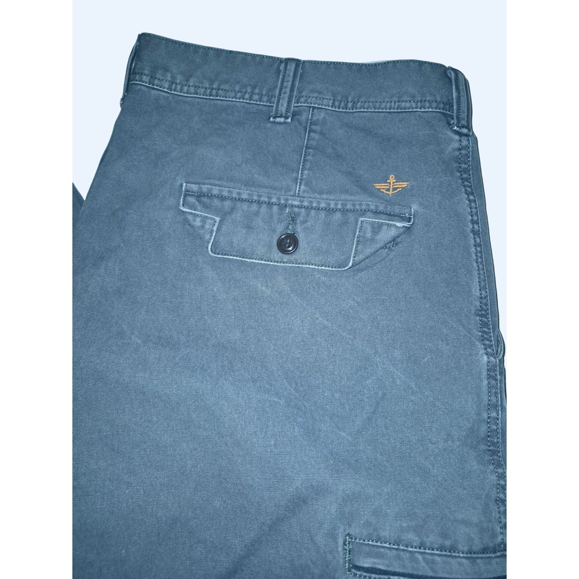 Dockers Dockers Mens 40x34 Gray Cotton Blend Cargo Pants Zippered Po Size US 40 / EU 56 - 2 Thumbnail