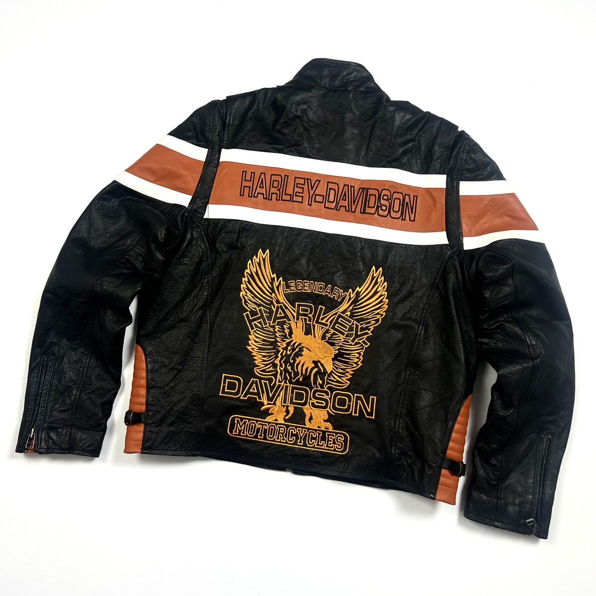 Harley Davidson × Vintage Vintage Harley Davidson Embroidered Logo Jacket Size L Size US L / EU 52-54 / 3 - 1 Thumbnail