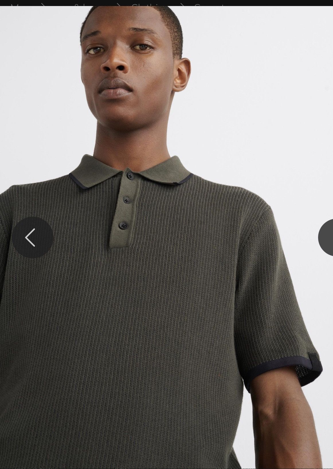 Rag & Bone Harvey knit Polo from Rag & Bone $225 retail Size US L / EU 52-54 / 3 - 7 Thumbnail