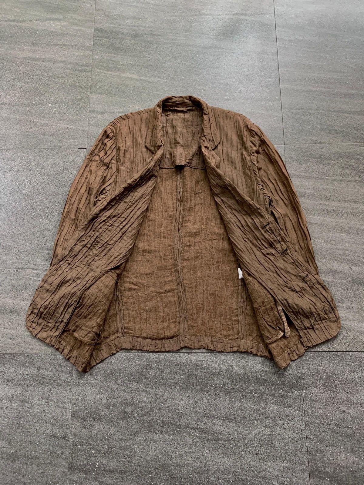 Issey Miyake FREE TAX! 90s Pleated Blazer Jacket Size US M / EU 48-50 / 2 - 5 Thumbnail