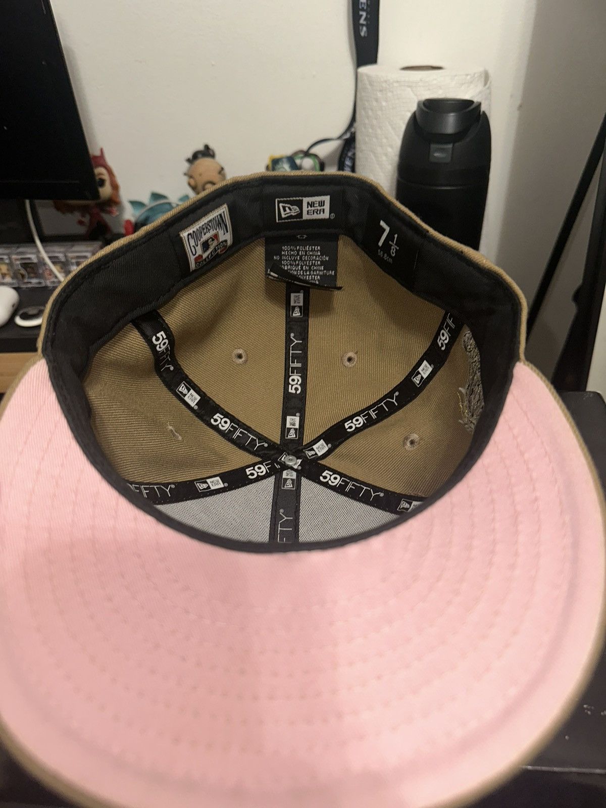 New Era × New York Yankees Yankees fitted hat PINK brim 7 1/8 Size ONE SIZE - 5 Thumbnail