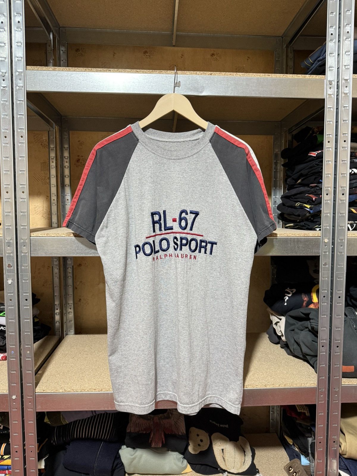 Polo Ralph Lauren × RRL Ralph Lauren × Rugby Ralph Lauren Vintage RL-67 Polo Sport Ralph Lauren PRL T-Shirt Y2K Size US XL / EU 56 / 4 - 1 Thumbnail