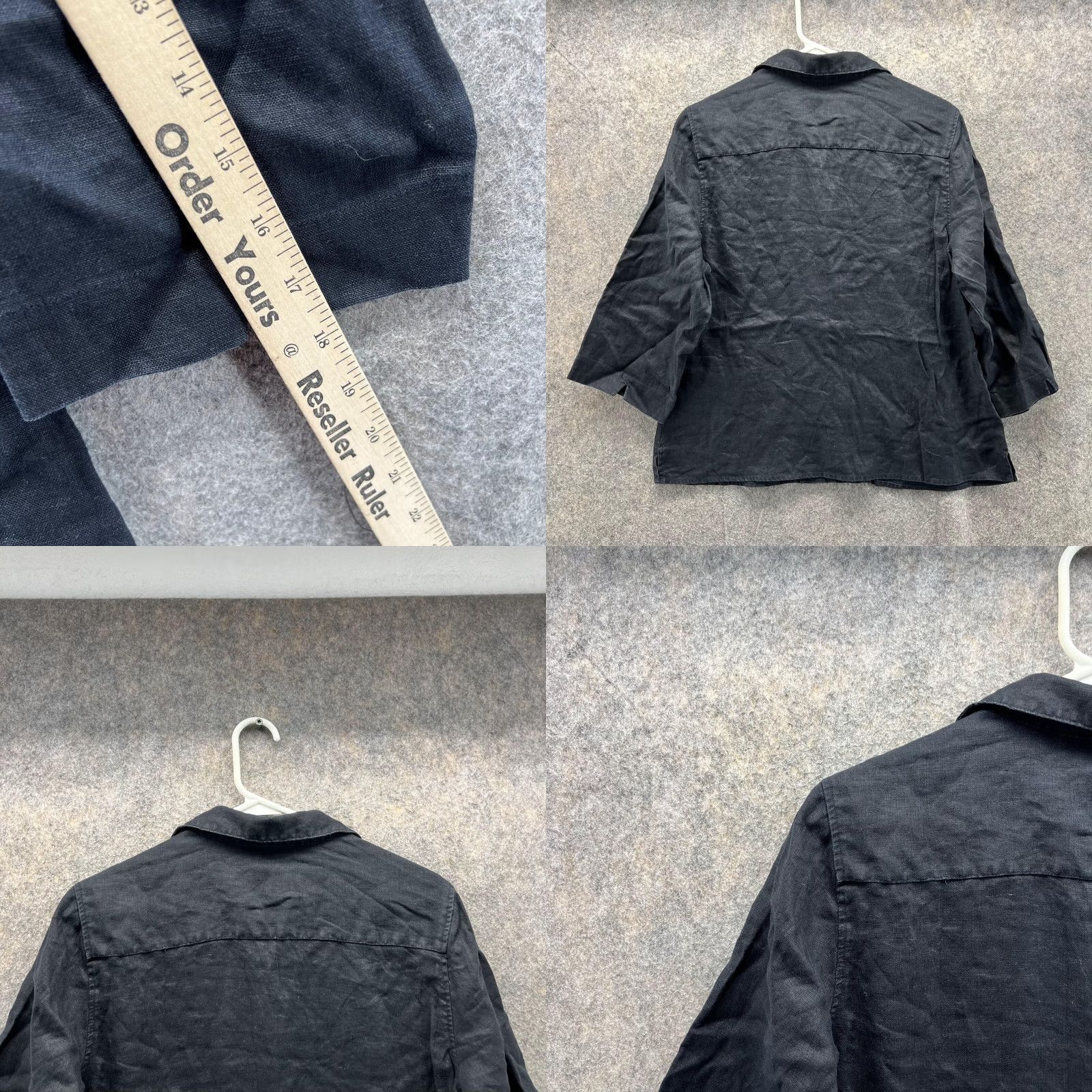 Orvis Orvis Shirt Womens M Black Women Ladies Casual Button Down Preppy Linen Dress Size M / US 6-8 / IT 42-44 - 8 Thumbnail