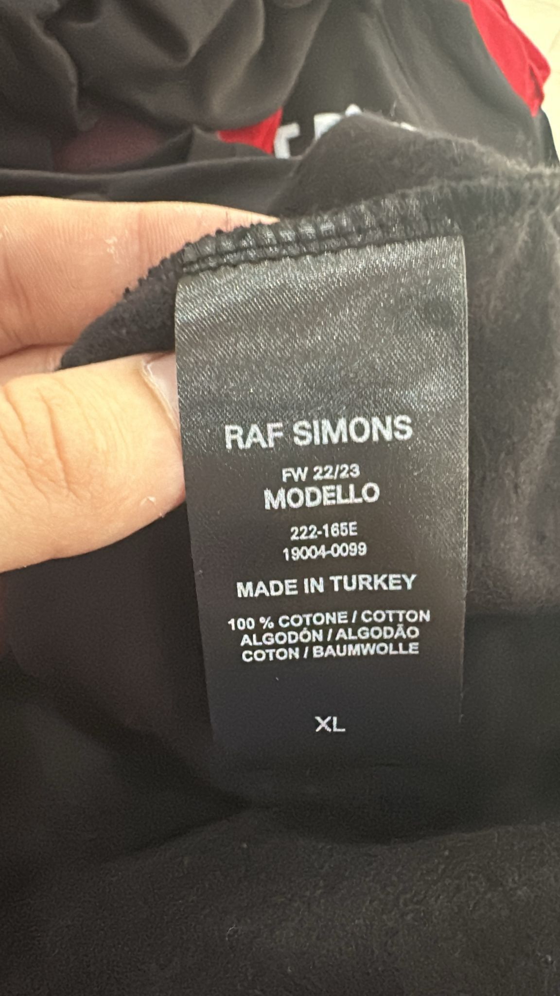 Raf Simons CC000021 Paranle Of The Wise Sweatshirt in Black Size US XL / EU 56 / 4 - 5 Thumbnail