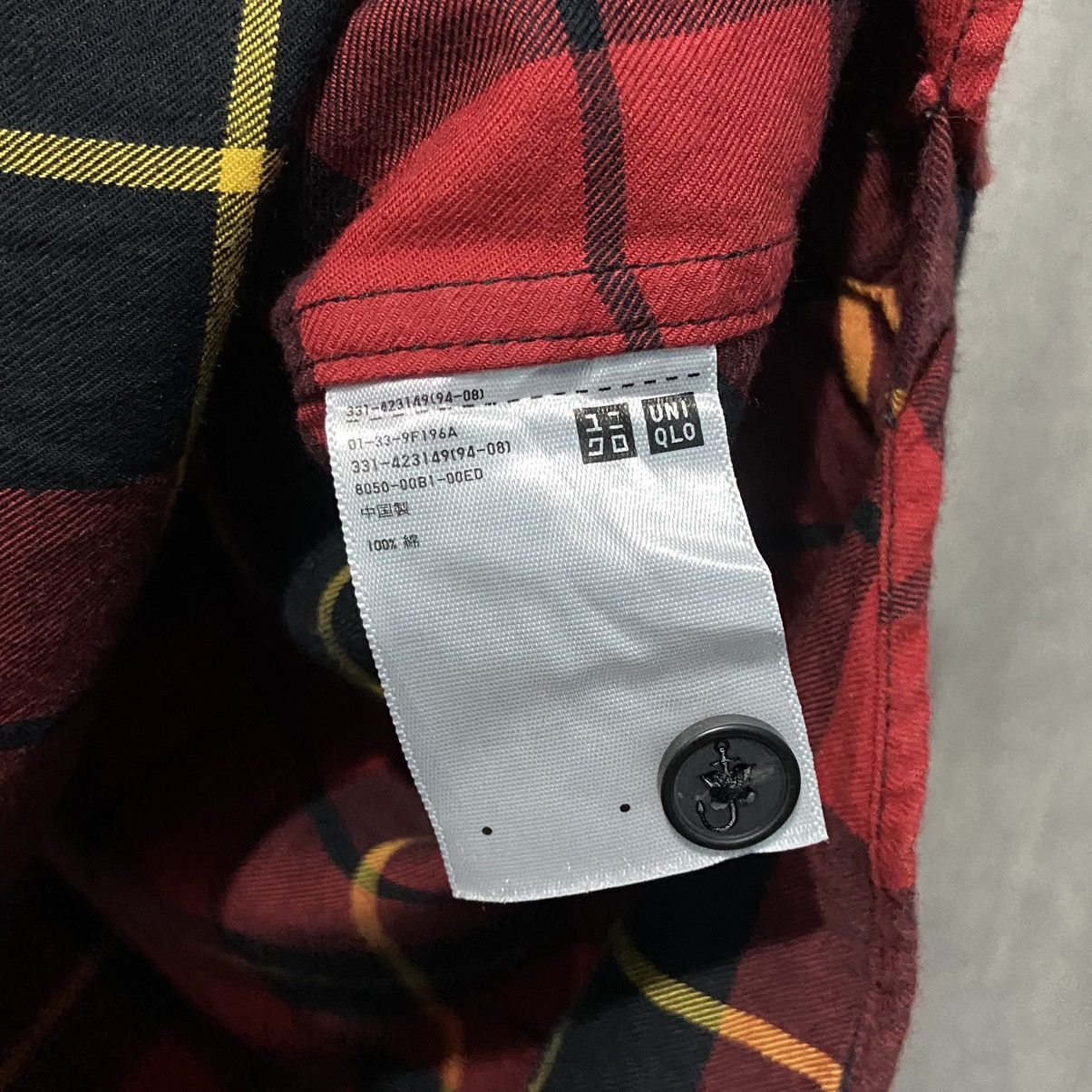 Flannel × JW Anderson × Uniqlo Uniqlo x JW.Anderson Checker Flannel Half Button Size US L / EU 52-54 / 3 - 7 Thumbnail