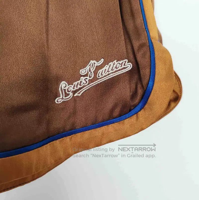 Louis Vuitton Louis Vuitton Brown Silk Men's Shorts . Size US 30 / EU 46 - 3 Thumbnail