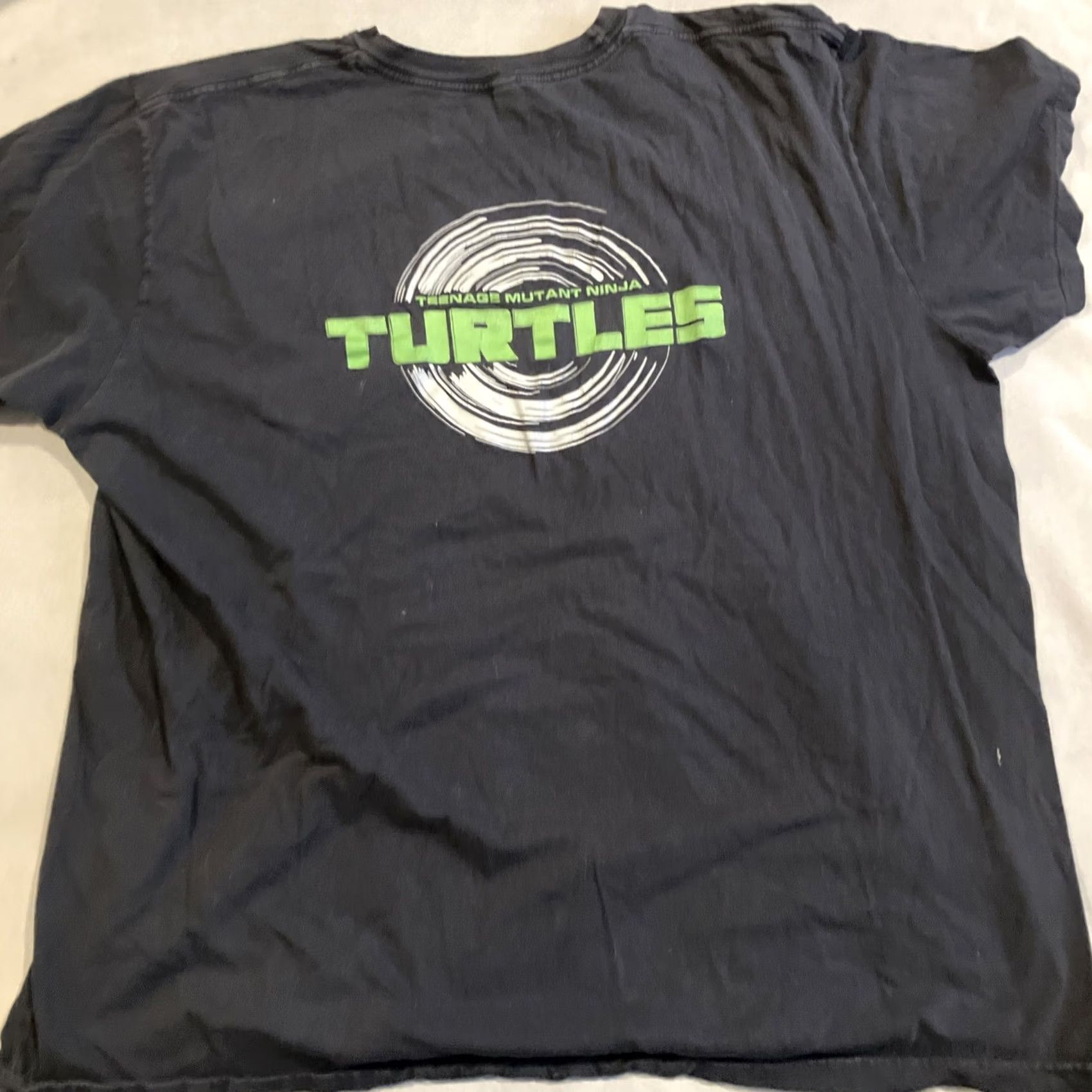 American Apparel VINTAGE MONSTER REMOTES X TEENAGE MUTANT NINJA TURTLES DOUBLE SIDED T SHIRT XXL Shirt Mens Black 2XL Graphic Print T-Shirt Size US XXL / EU 58 / 5 - 4 Thumbnail