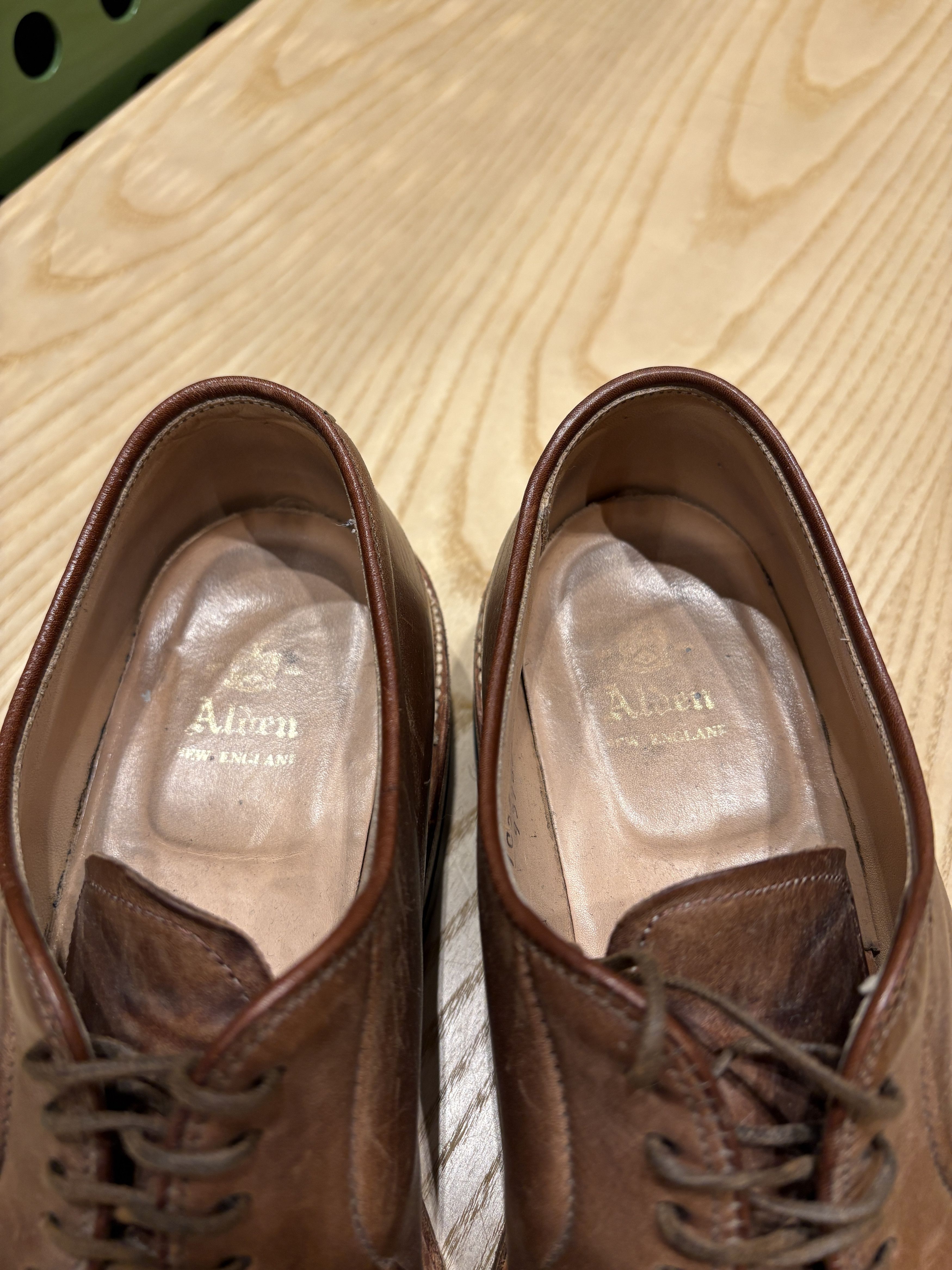 Alden Alden Plain Toe Blucher Natural Chromexcel 9501 Size US 9.5 / EU 42-43 - 4 Thumbnail