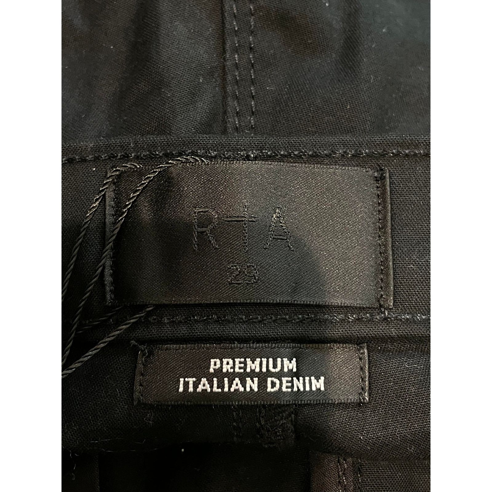 Rta RTA Jeans Black Yellow Size US 29 - 7 Thumbnail