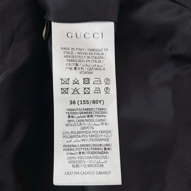 Gucci Gucci Thousand-bird checkered tweed jacket 2504-Nextarrow Size XS / US 0-2 / IT 36-38 - 7 Thumbnail