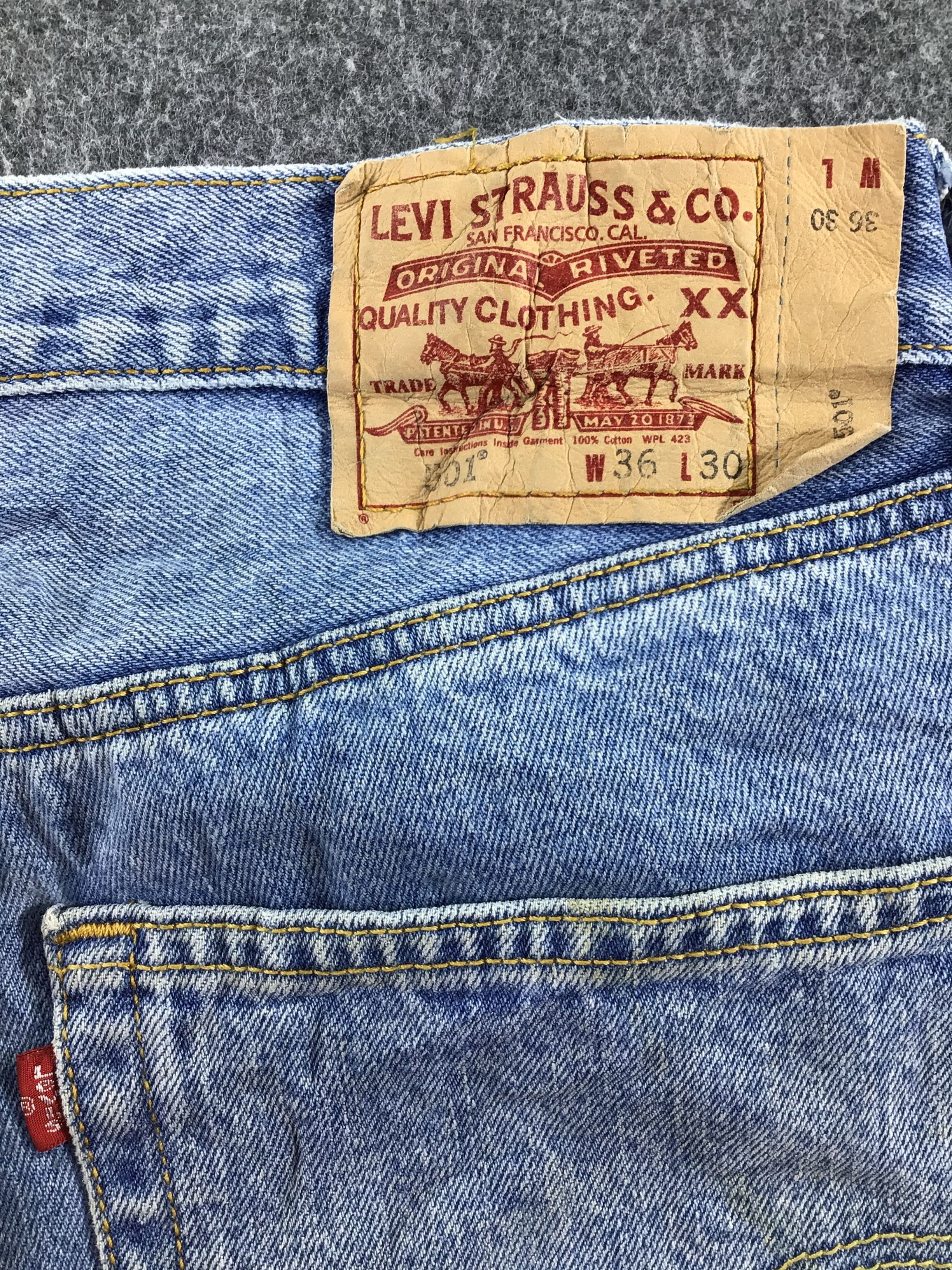 Levi's Vintage 90s Levis 501 Jeans-J355 Size US 35 - 5 Thumbnail