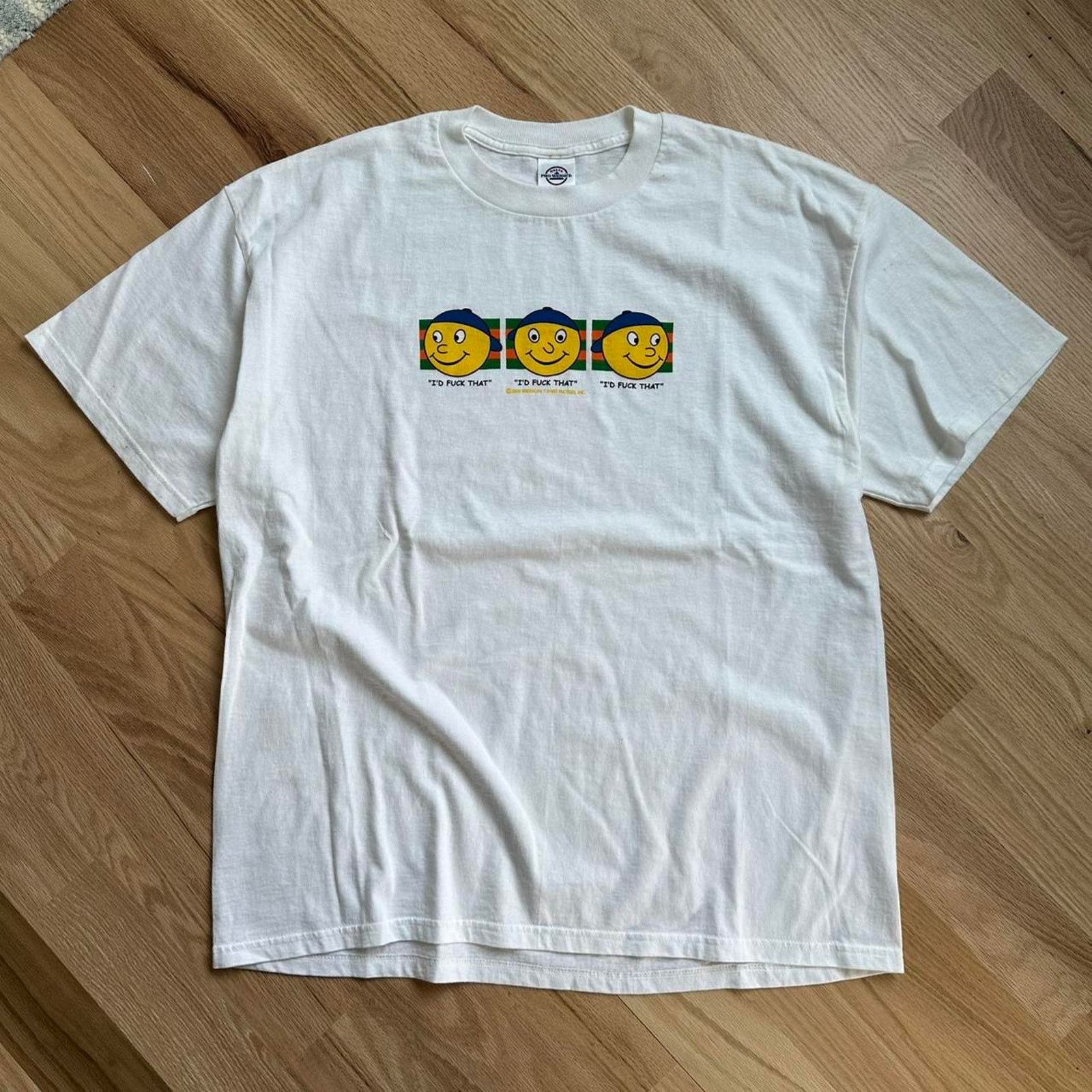Other × Vintage Vintage 90s Funny Good Humor Id Fuck That Happy Sex Shirt Size US XL / EU 56 / 4 - 1 Thumbnail