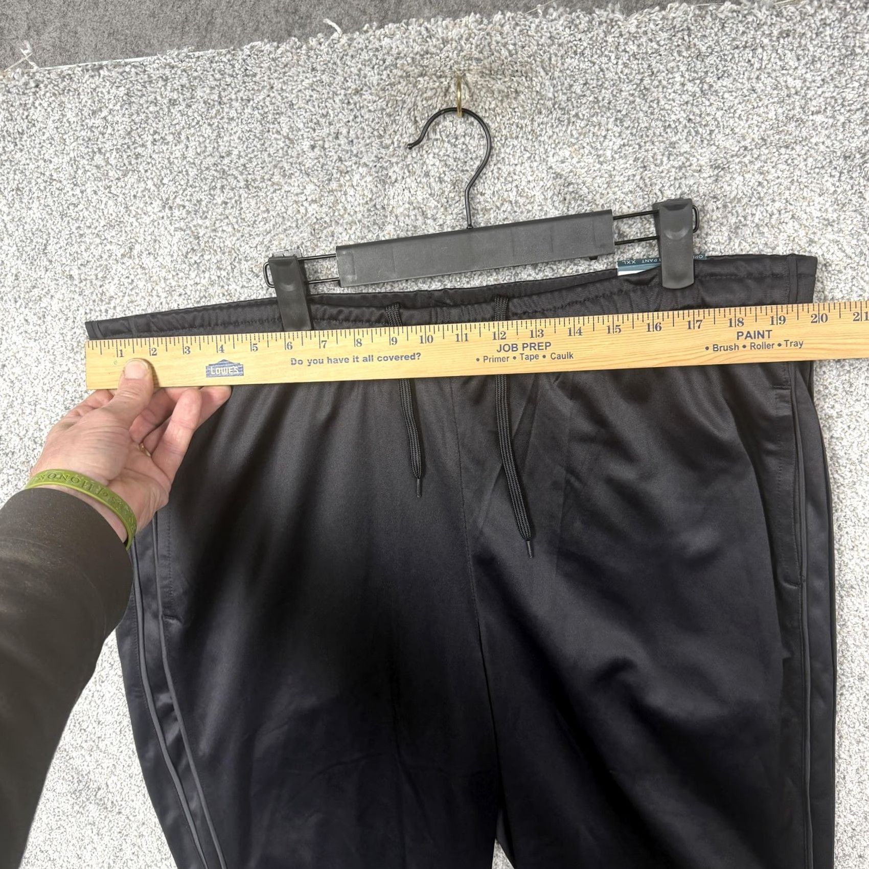 Tek Gear Tek Gear Track Pants 2XL Black Open-Bottom Athletic Gym & Training Pants Men Regular Waist 40 Inseam 30 Pockets Athletic-style Size US 39 - 2 Thumbnail