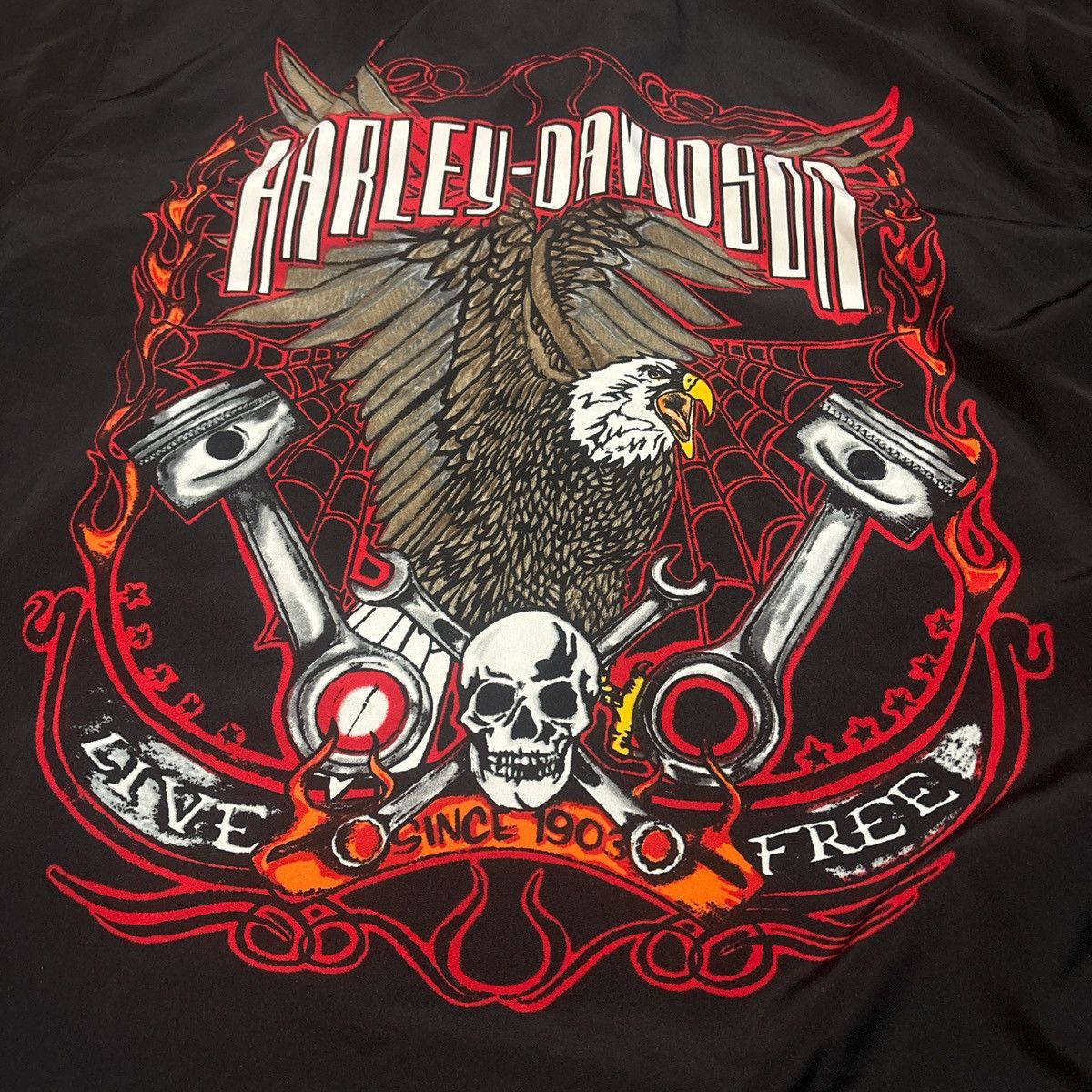 Harley Davidson Vintage Harley Davison button up shirt Size US XL / EU 56 / 4 - 1 Thumbnail