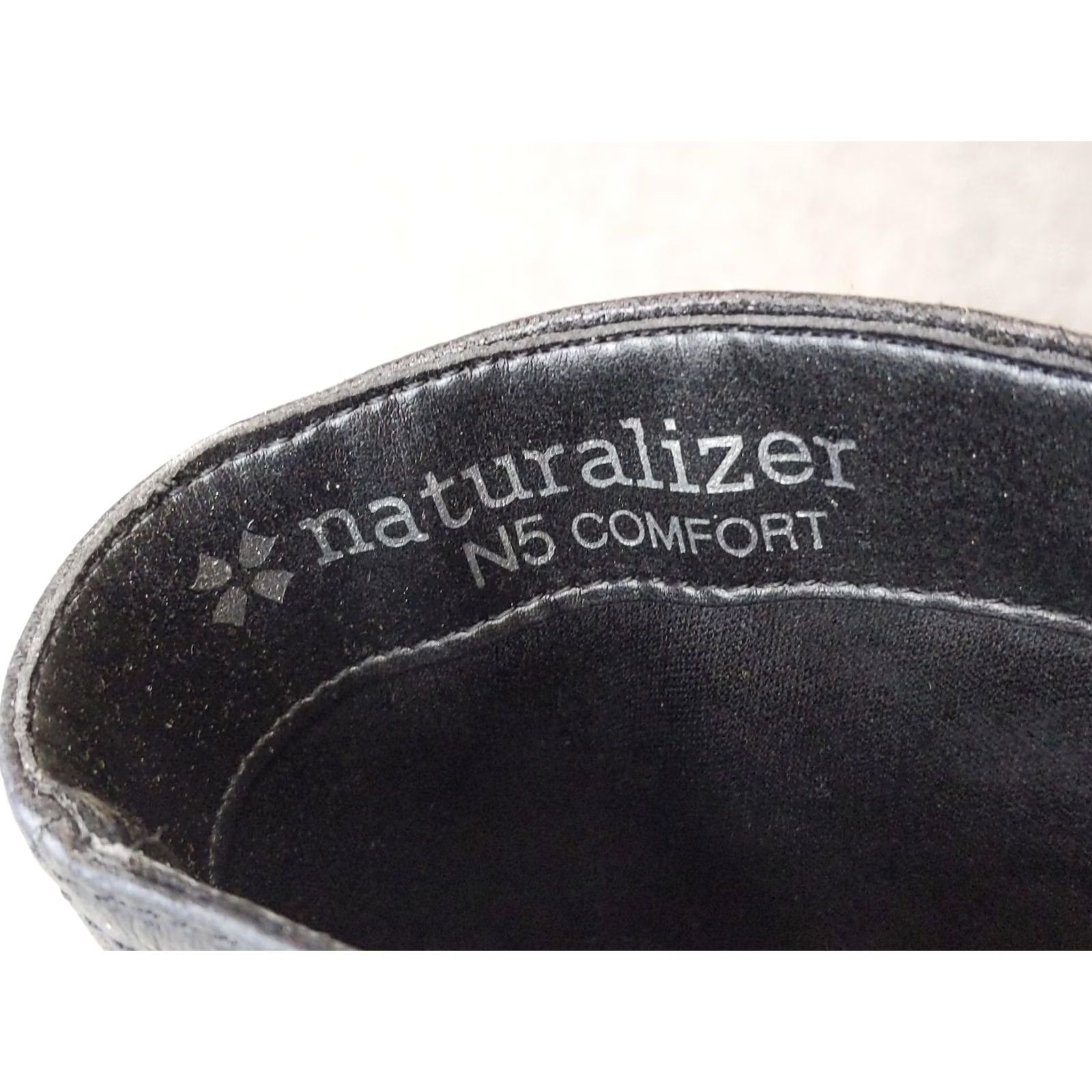 Naturalizer Naturalizer Joan Boots Womens 11W Black Leather Knee High Riding Zip Buckle Size US 11 / IT 41 - 7 Thumbnail