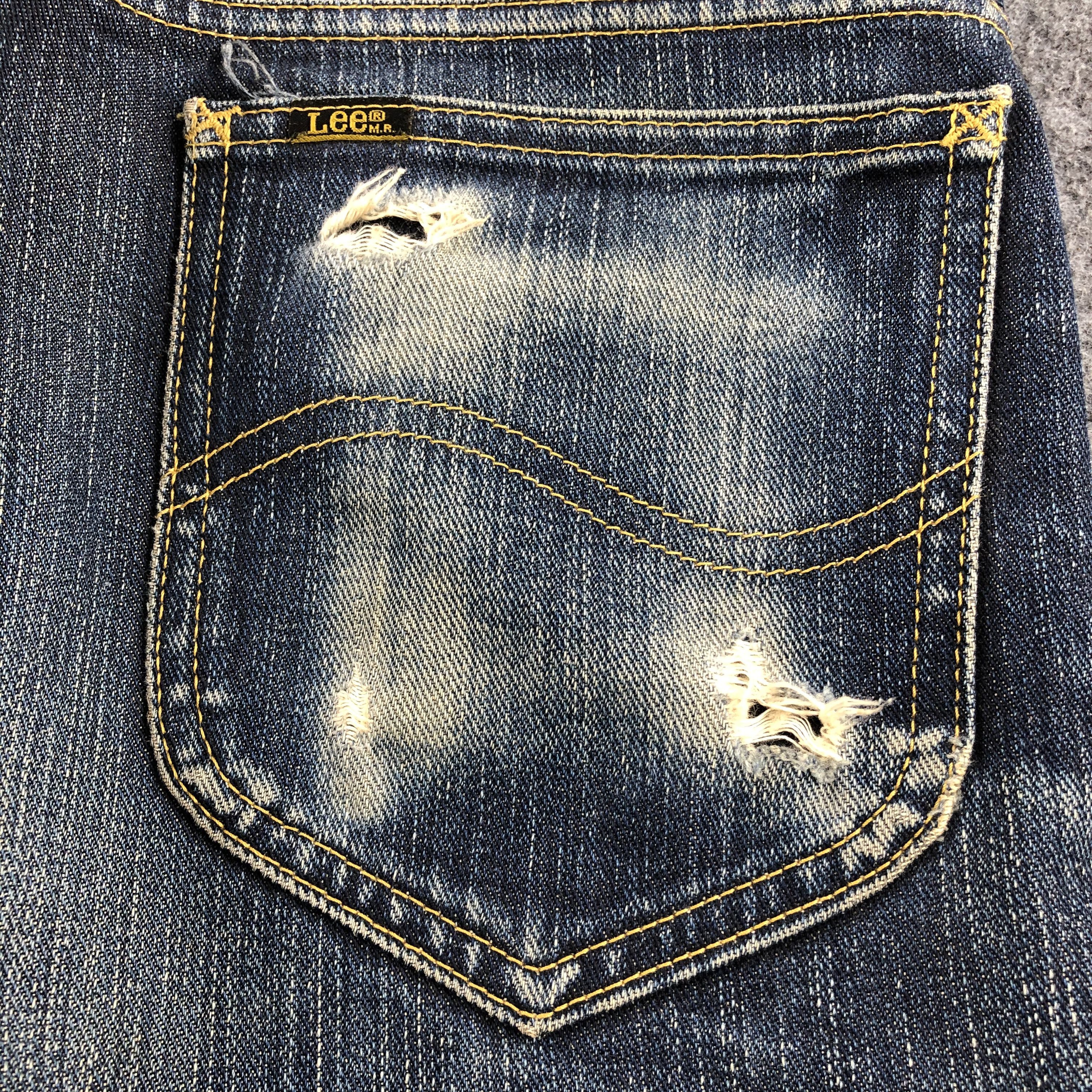 Lee Vintage Blue Wash Lee Jeans-J1850 Size US 31 - 8 Thumbnail