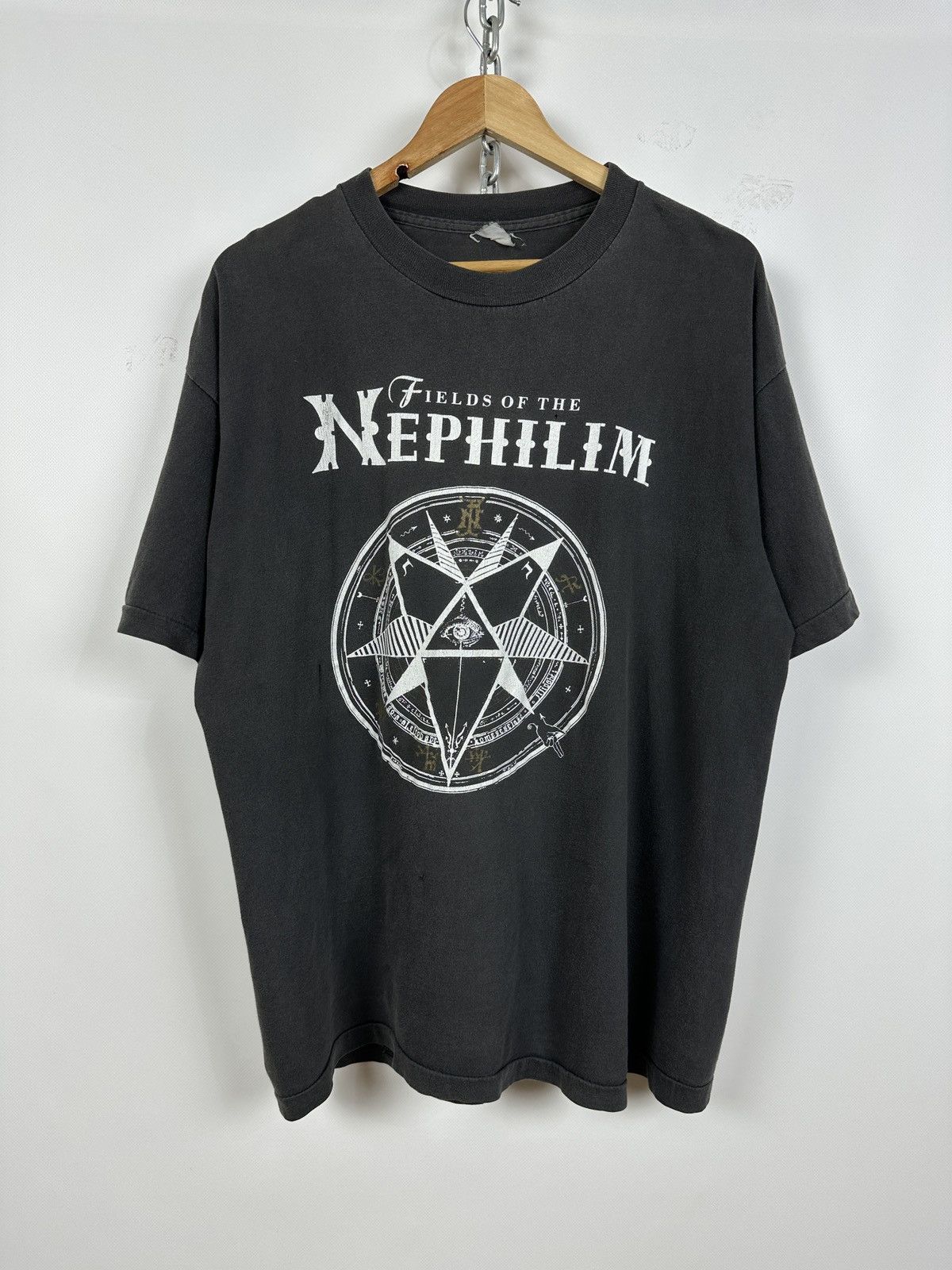 1990 Vintage Fields of the Nephilim UK Tour Band T-Shirt