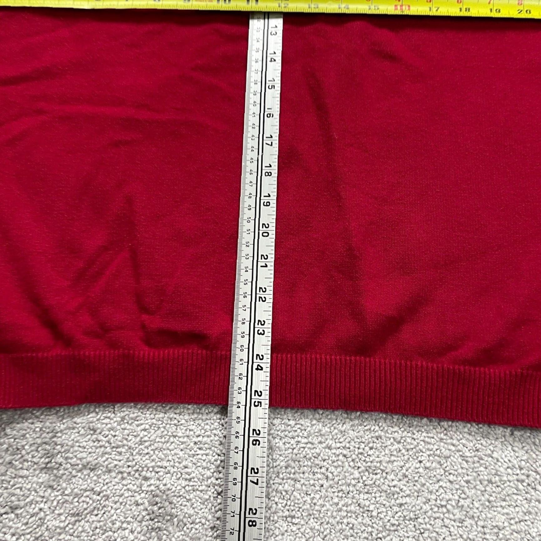 Eddie Bauer Eddie Bauer Pullover Sweater Men XL Solid Red 1/4 Zip High Neck Knit Long Sleeve Casual Classic Size US XL / EU 56 / 4 - 7 Thumbnail