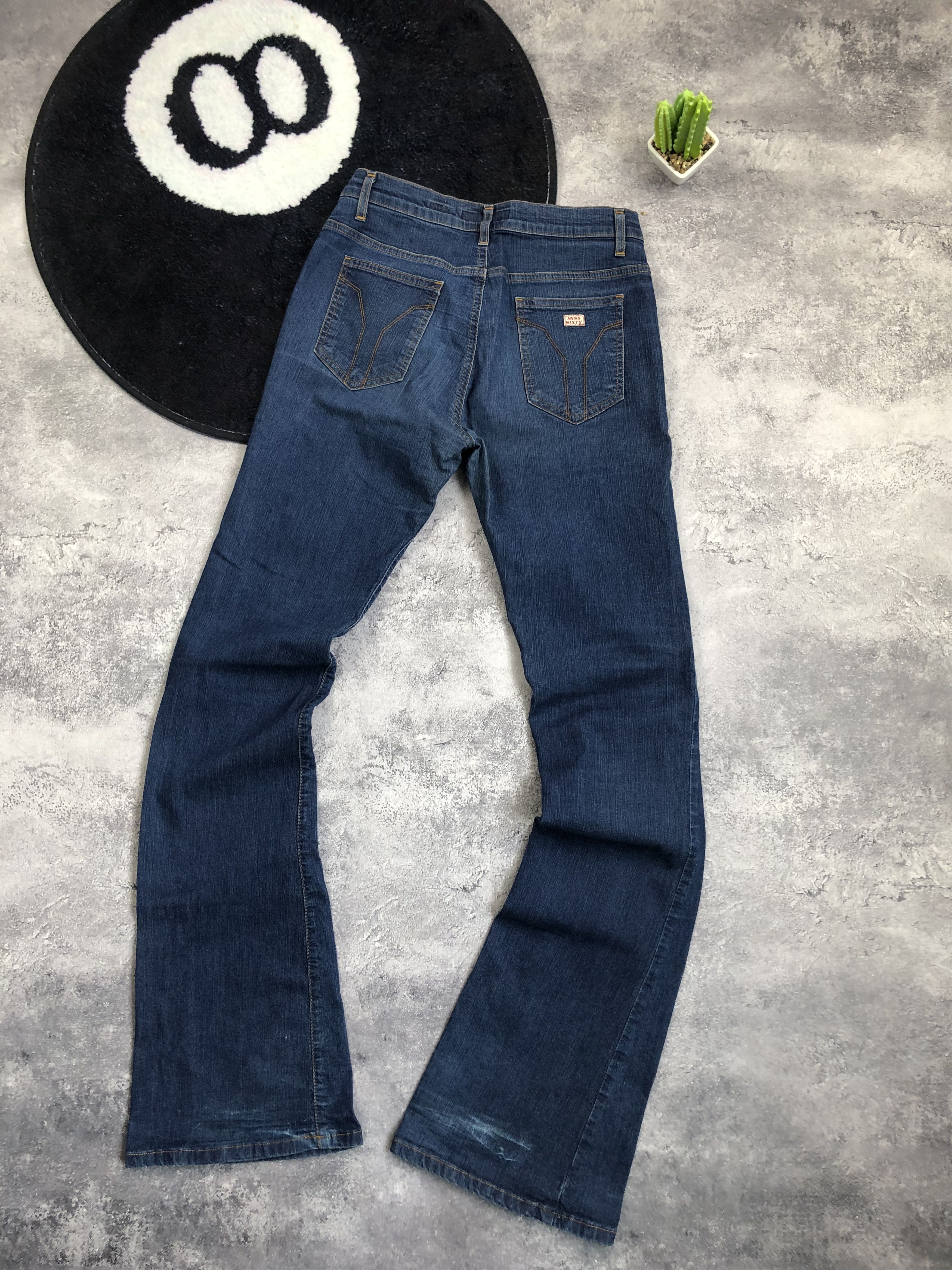 Miss Sixty MISS SIXTY Vintage Denim Flared Jeans Y2k Hippie Streetwear Size 29" - 1 Thumbnail