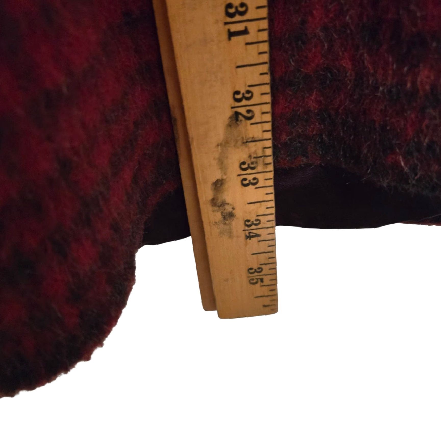 Vintage VINTAGE Woolrich Coat Women M Plaid Black Red Mohair Overcoat Clothing Wool Mohair Coat Women M Black Plaid Overcoat Woolrich Size M / US 6-8 / IT 42-44 - 7 Thumbnail