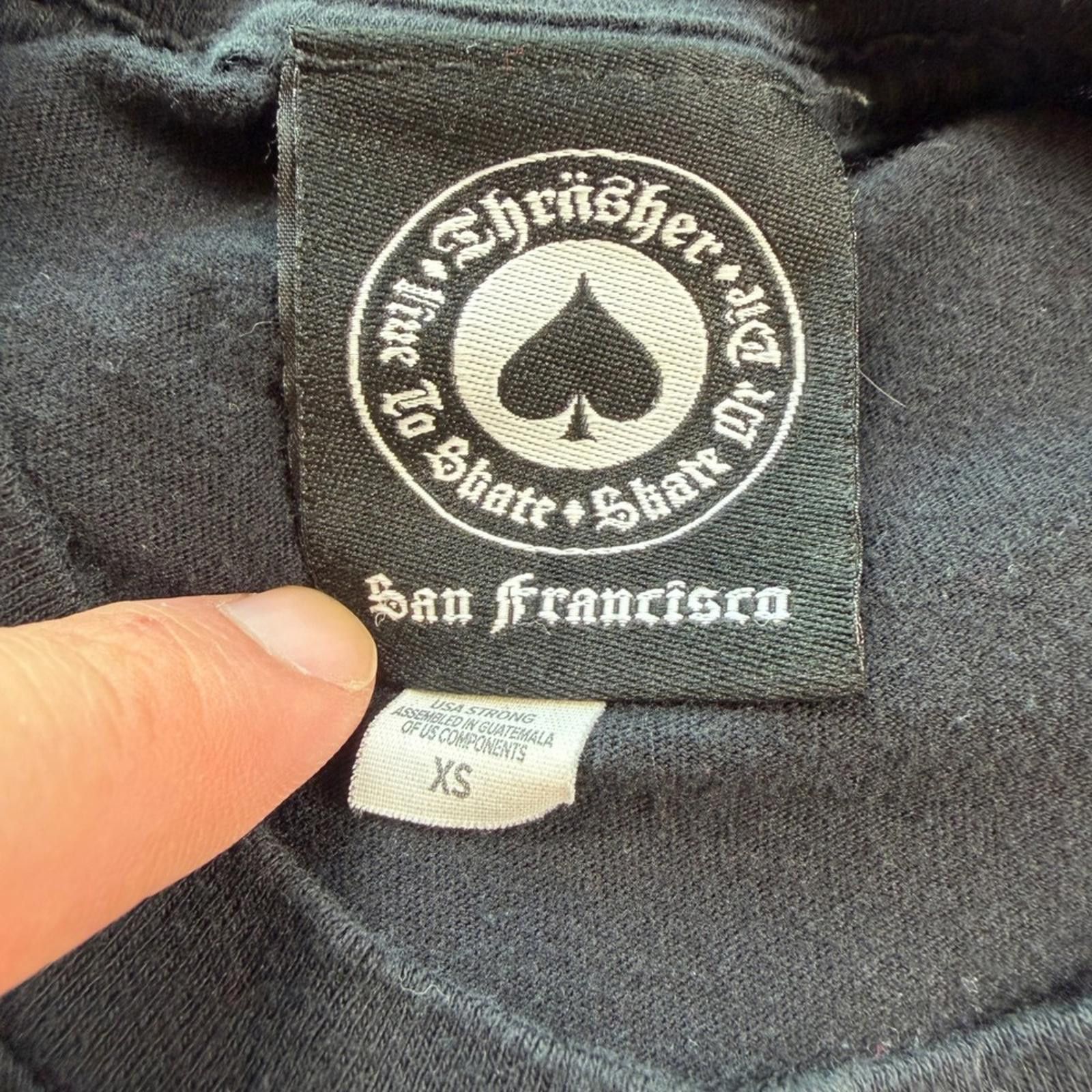 Thrasher Thrasher Magazine Flame Logo Black Cropped Baby Tee T Shirt Size XS / US 0-2 / IT 36-38 - 4 Thumbnail
