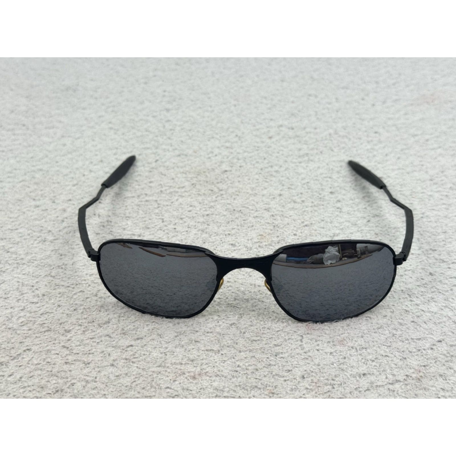 VINTAGE Oakley Titanium Sunglasses Gray 90s Mens