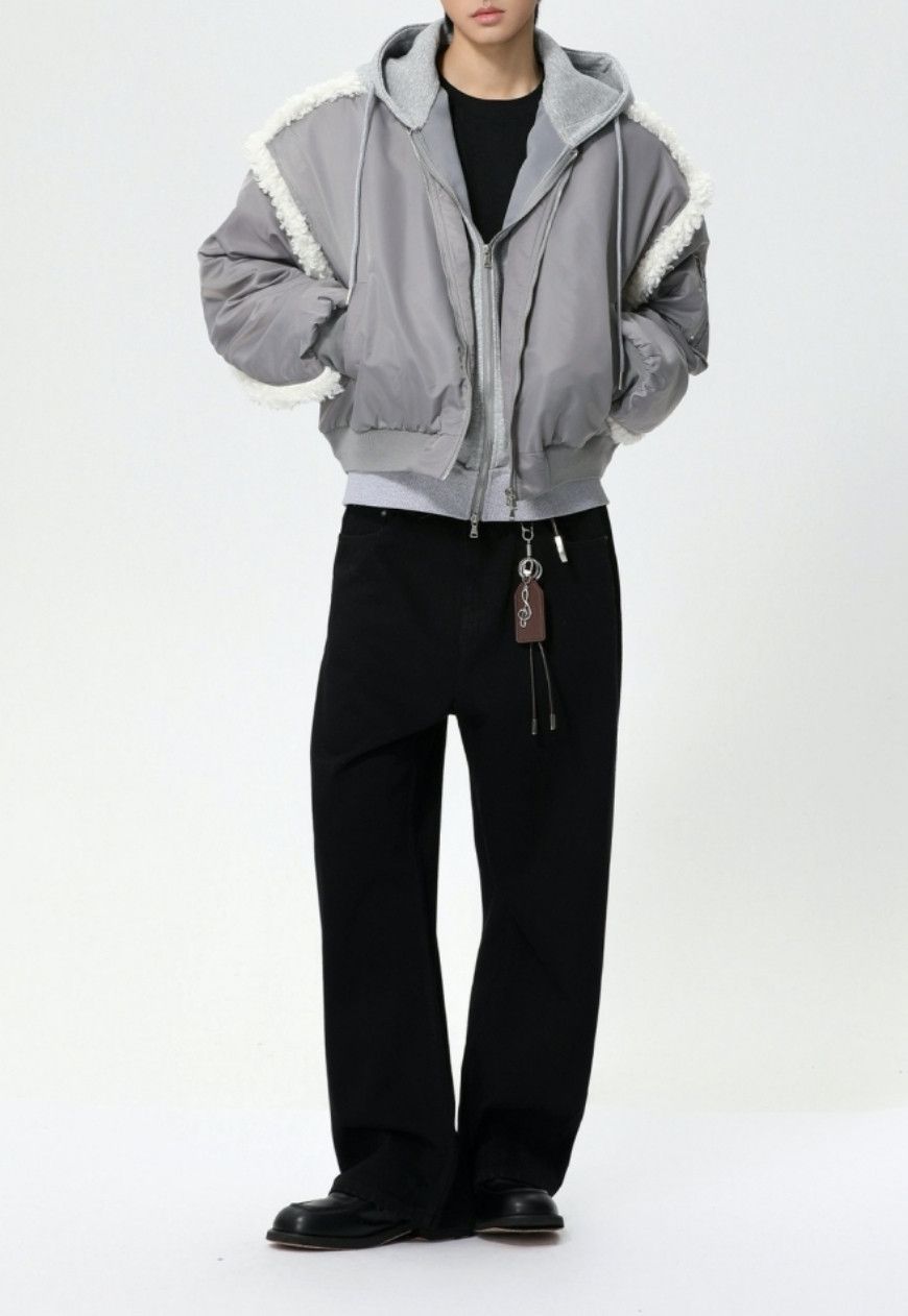 Other Men’s Raw-edged baseball jacket Size US M / EU 48-50 / 2 - 5 Thumbnail