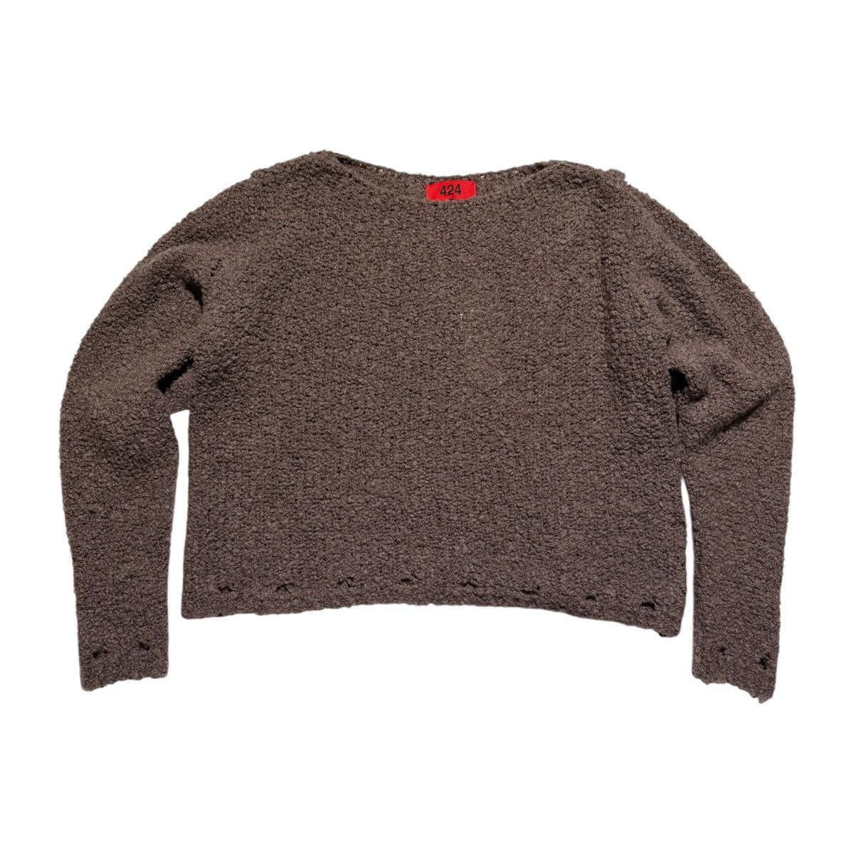 424 Boucle wool cropped sweater Size US S / EU 44-46 / 1 - 1 Thumbnail