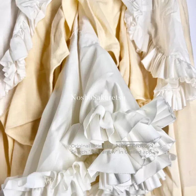 Comme des Garcons Comme Des Garcons size M Ruffle Assembled Skirt Size 23" - 4 Thumbnail