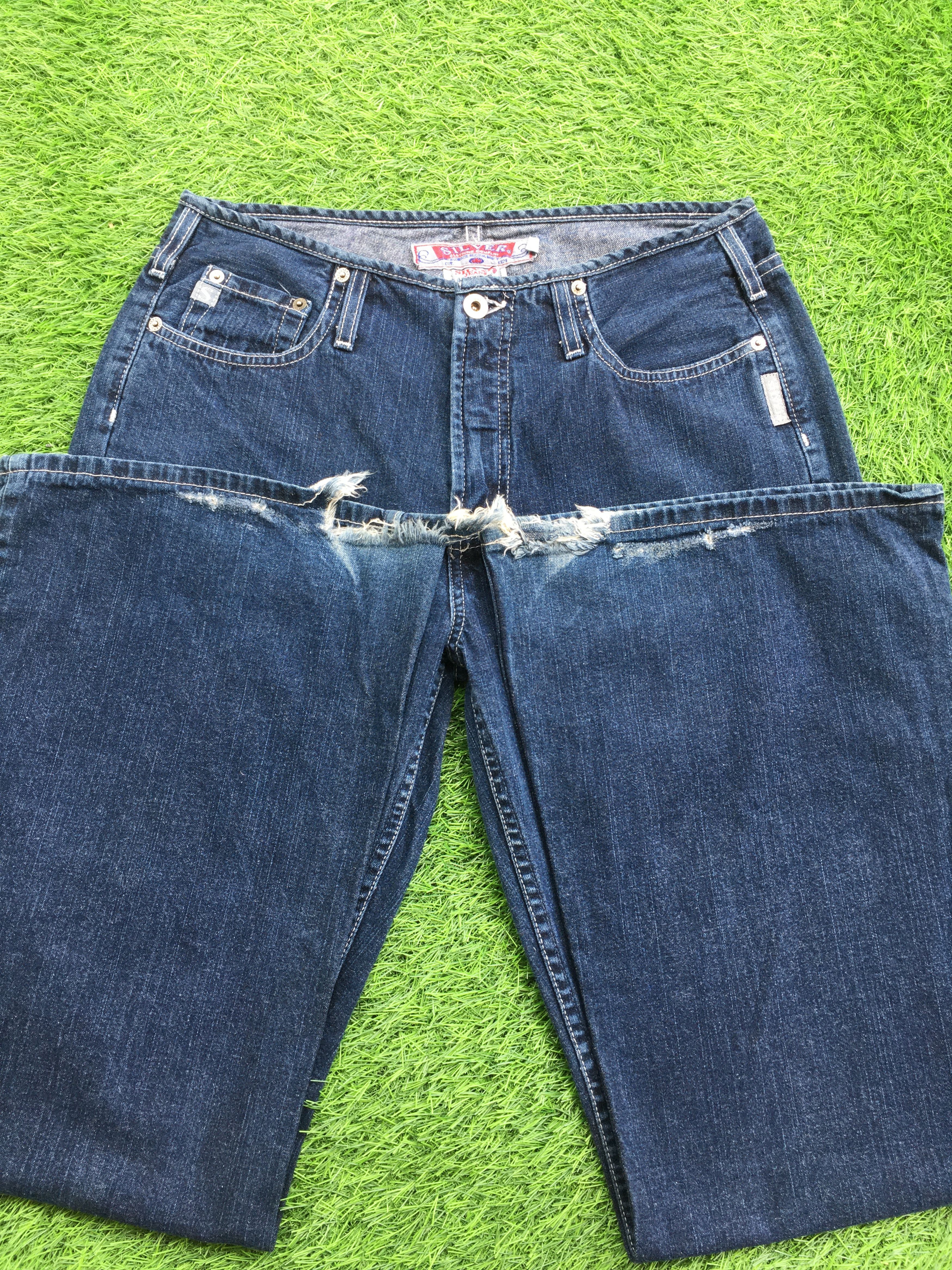 Designer × Silver Jeans Co. Silver Jeans No Waist Flare Jeans D-932 Size 30" / US 8 / IT 44 - 6 Thumbnail