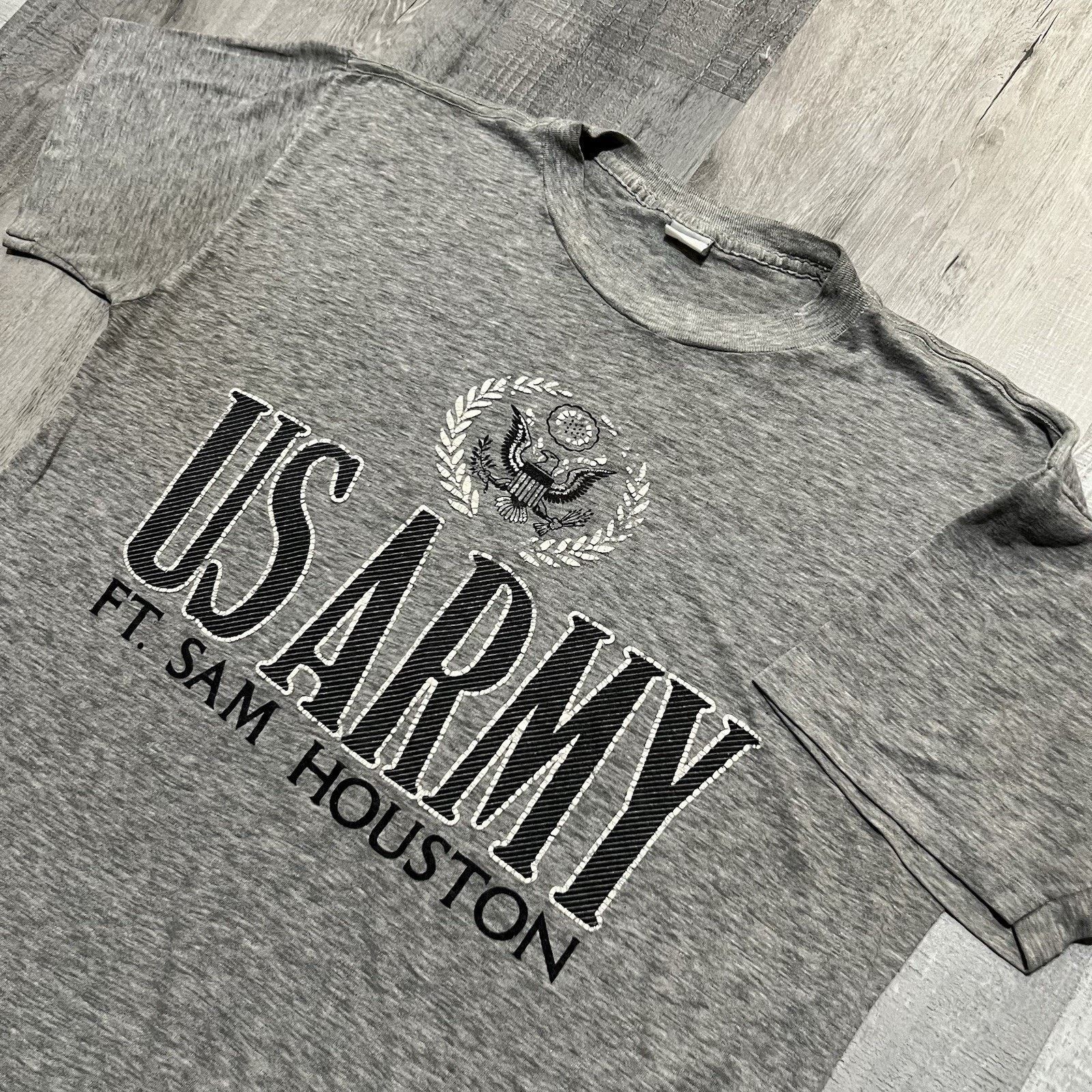 Other VTG US Army Ft Sam Houston Paper Thin Grey Military Shirt M Size US L / EU 52-54 / 3 - 2 Thumbnail