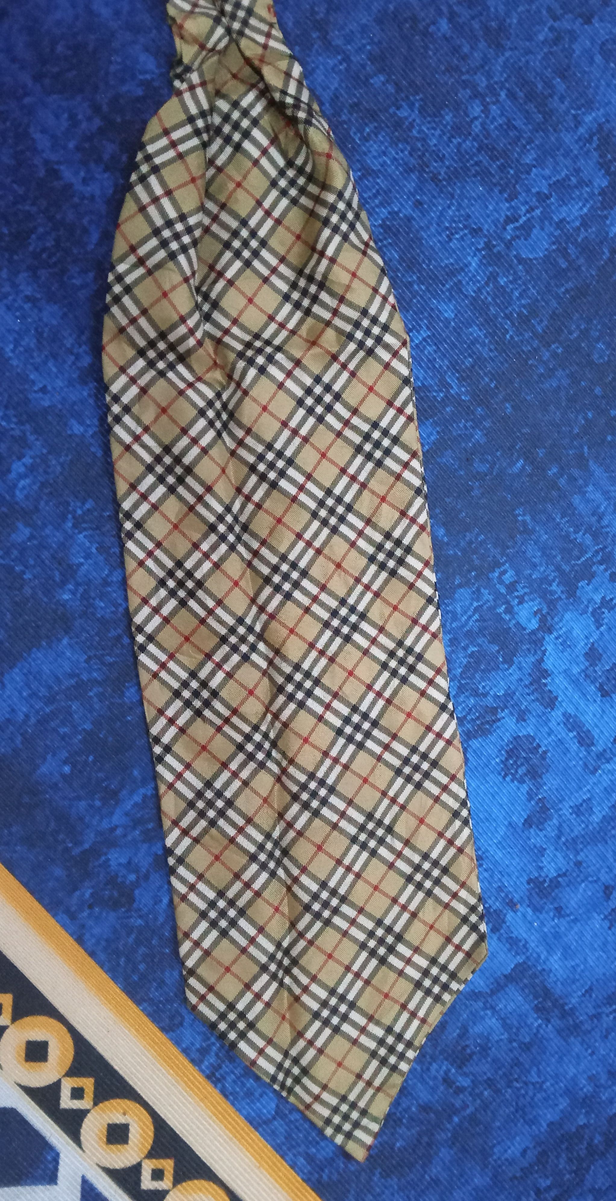 Burberry Burberrys Of London Nova Check Silk Vintage Neck Scarf Size ONE SIZE - 4 Thumbnail