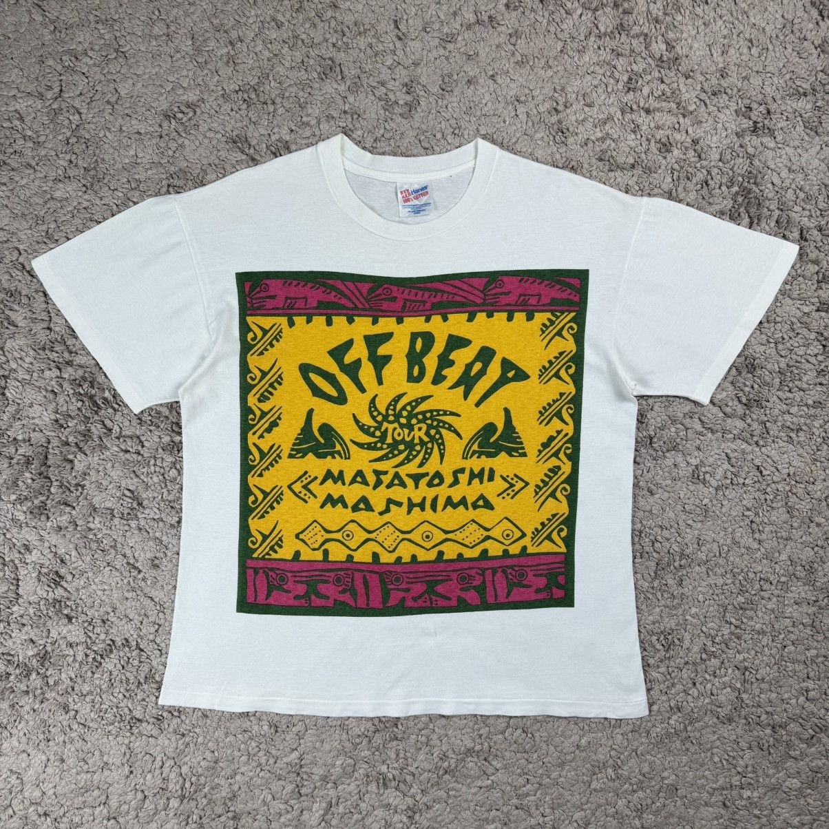 Vintage Vintage 1992 Off Beat Tour Masatoshi "Marcy" Mashima T-shirt Size US L / EU 52-54 / 3 - 1 Thumbnail