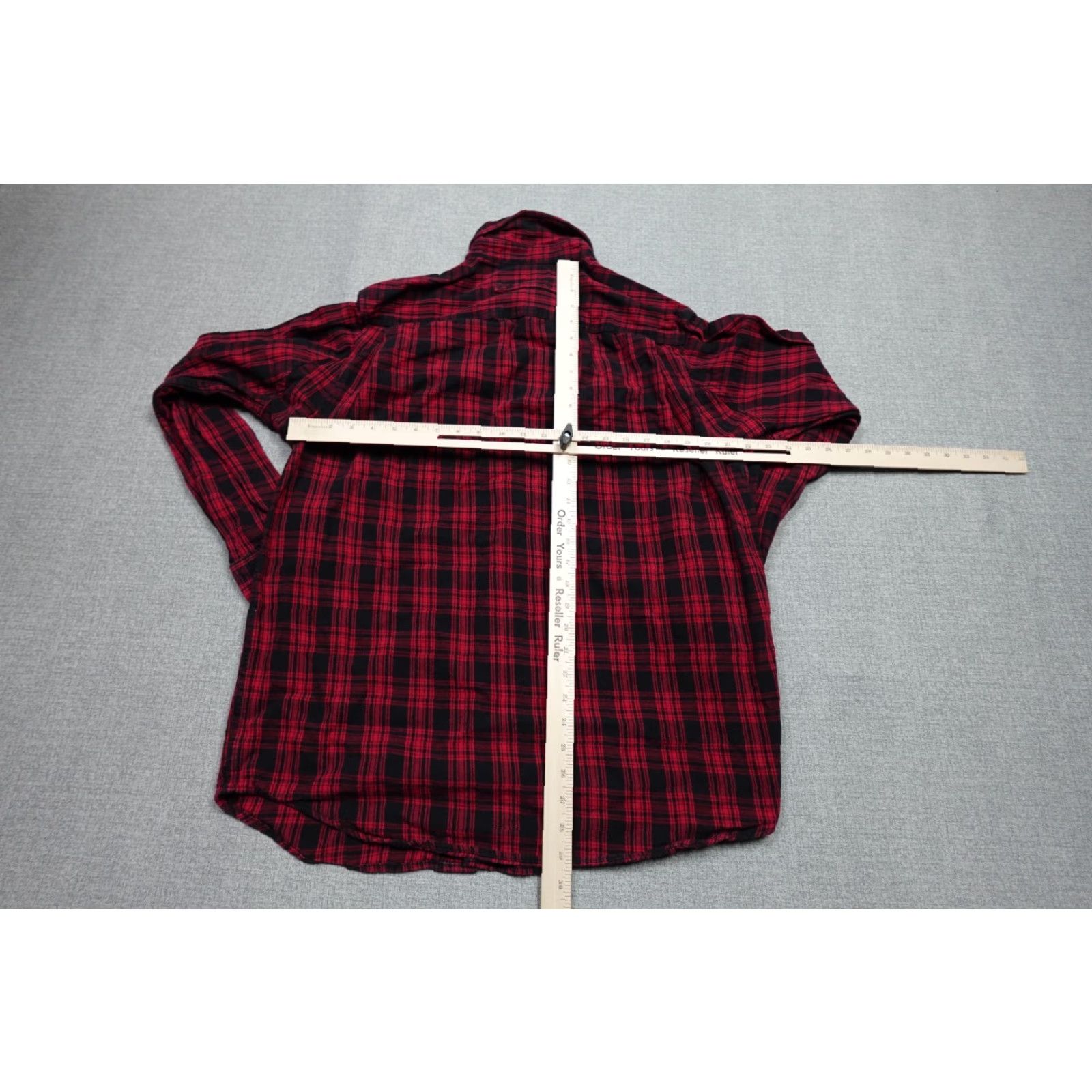 Lumberjack Duluth Free Swingin Flannel Mens Large Red Plaid Heavyweight Lumberjack Button-Up Shirt Size US L / EU 52-54 / 3 - 6 Thumbnail