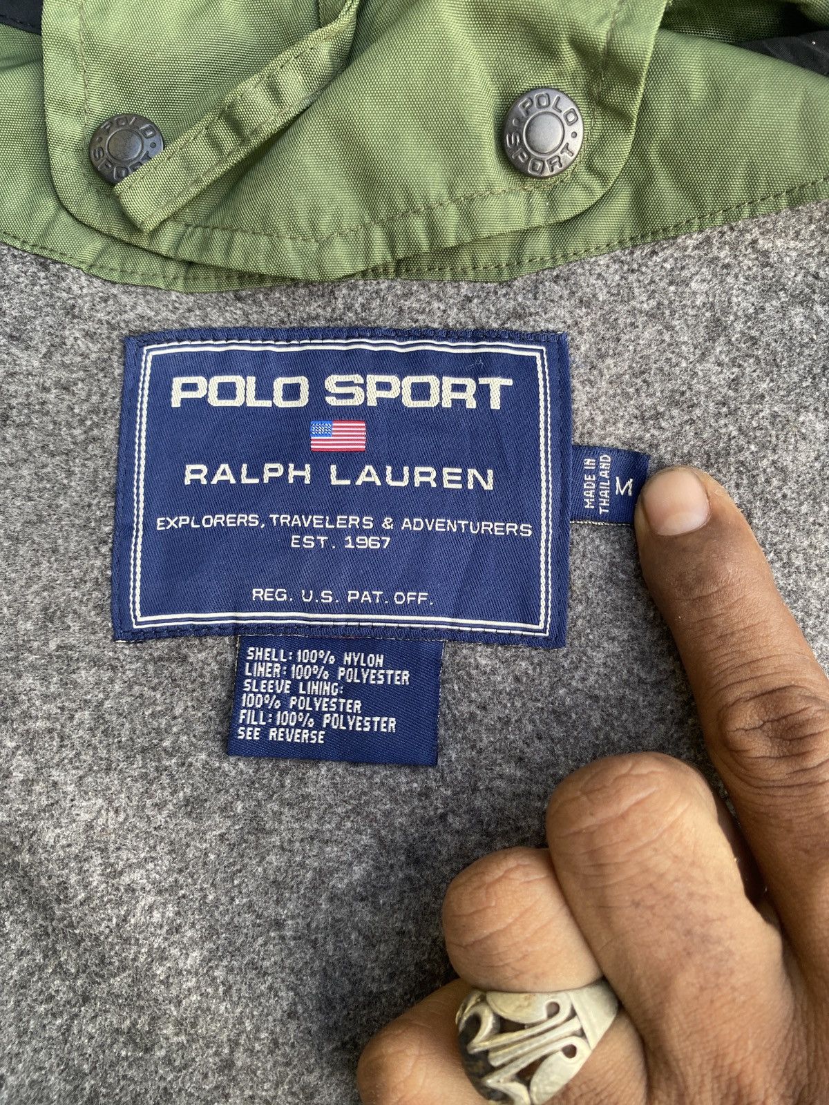 Polo Ralph Lauren × Under Armour × Vintage Vintage polo sport ralph Lauren long jacket Size US M / EU 48-50 / 2 - 16 Thumbnail