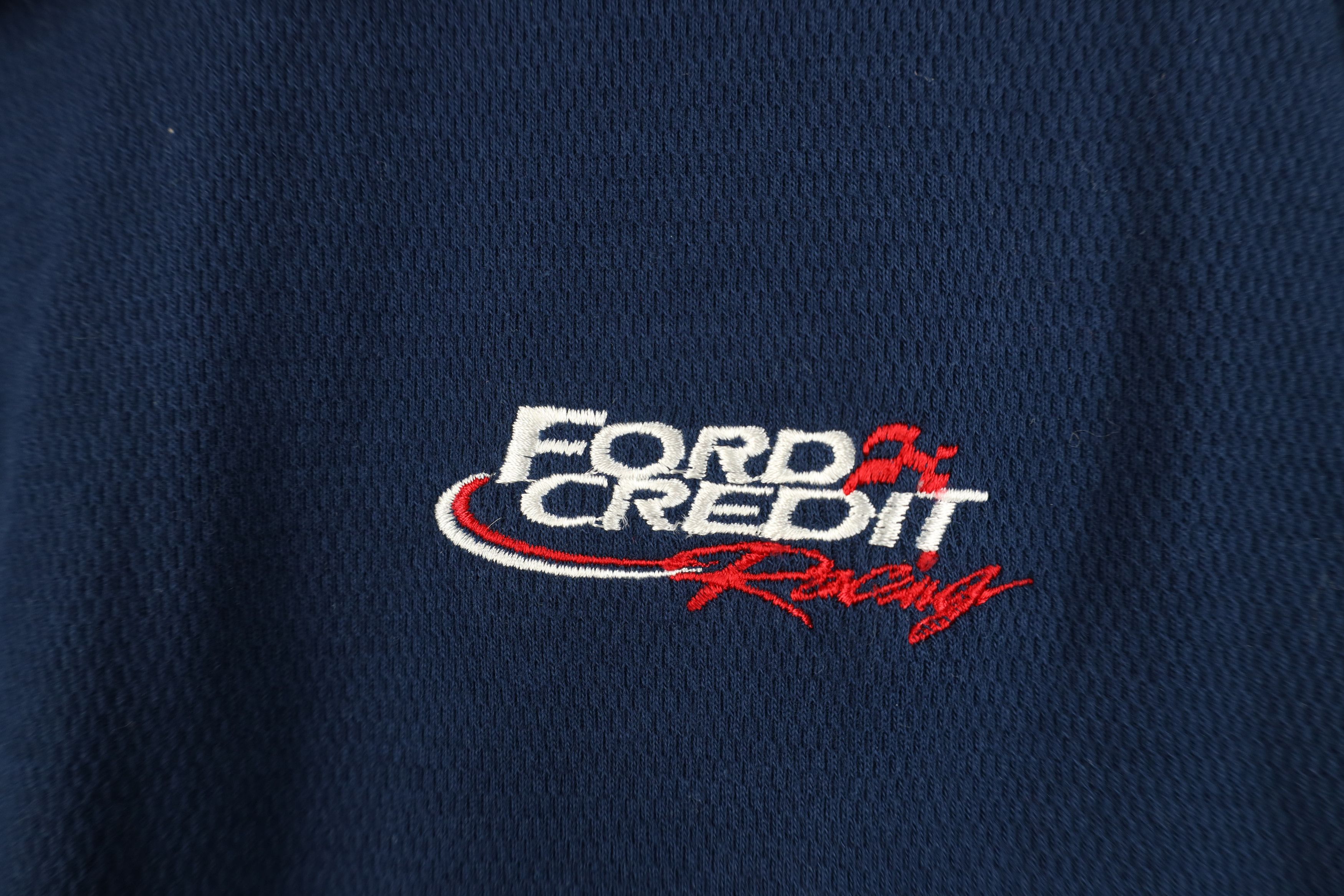 Vintage Deadstock Vintage 90s Ford Motor Company Racing Polo Blue Size US XXL / EU 58 / 5 - 5 Thumbnail