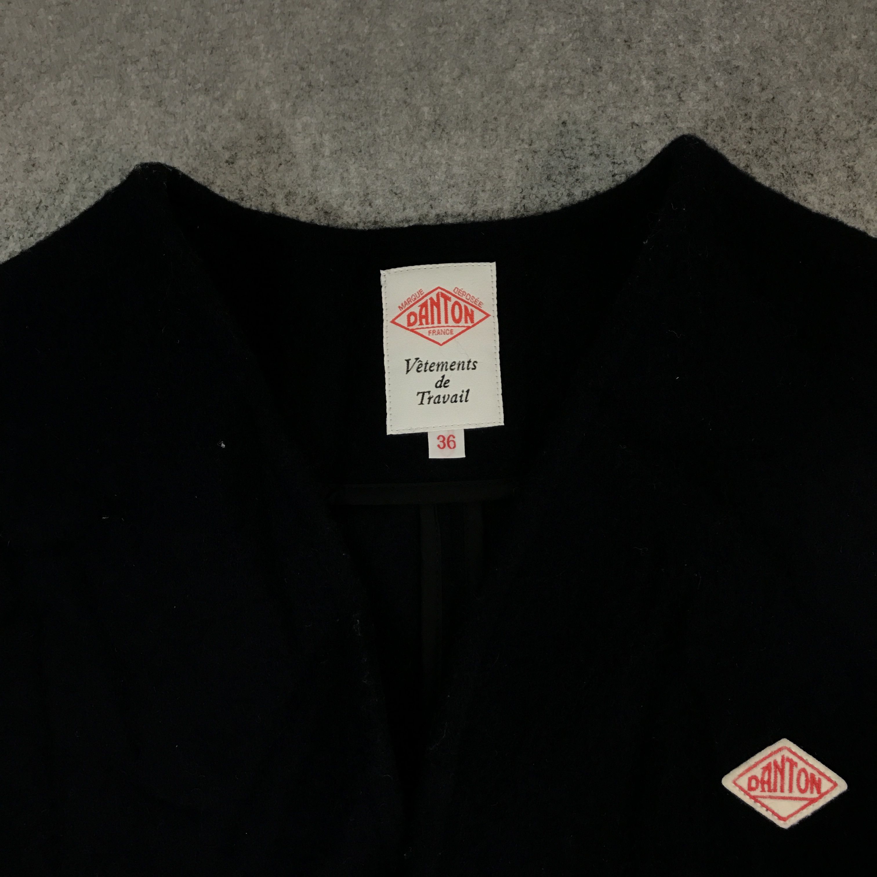 Danton Danton Wool Design Kimono Style Navy Jacket Size US L / EU 52-54 / 3 - 8 Thumbnail