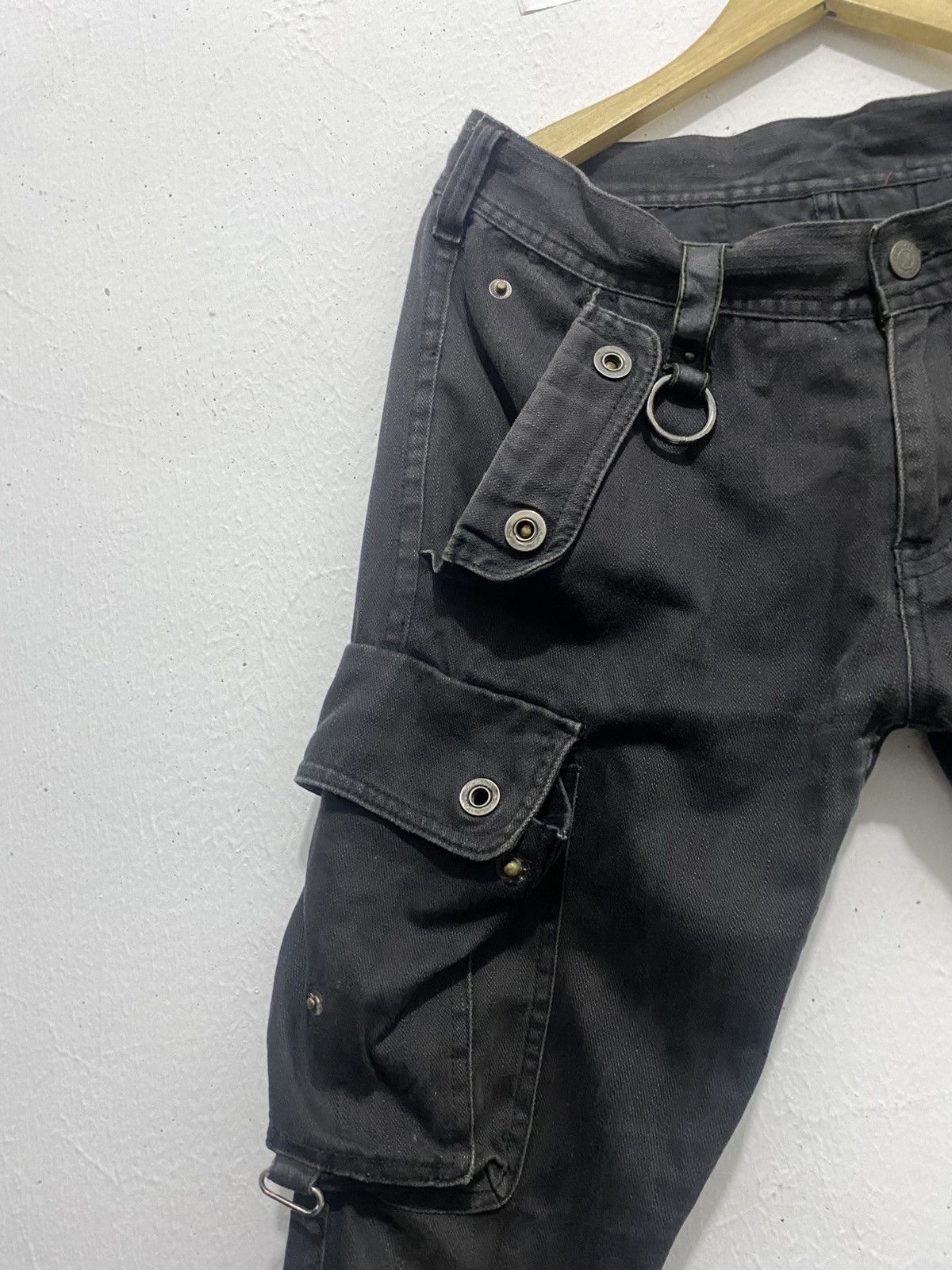 Tornado Mart Tornado Mart Flared Cargo Pants Size US 30 / EU 46 - 2 Thumbnail