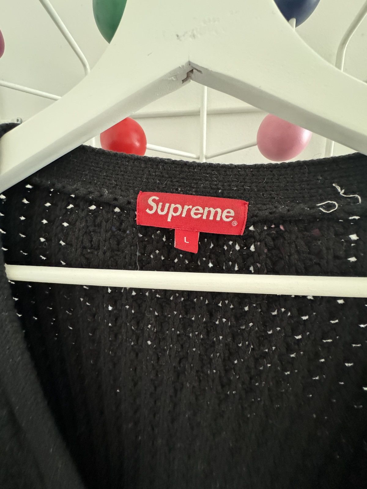 Supreme Supreme Waffle Knit Cardigan Size US L / EU 52-54 / 3 - 2 Thumbnail
