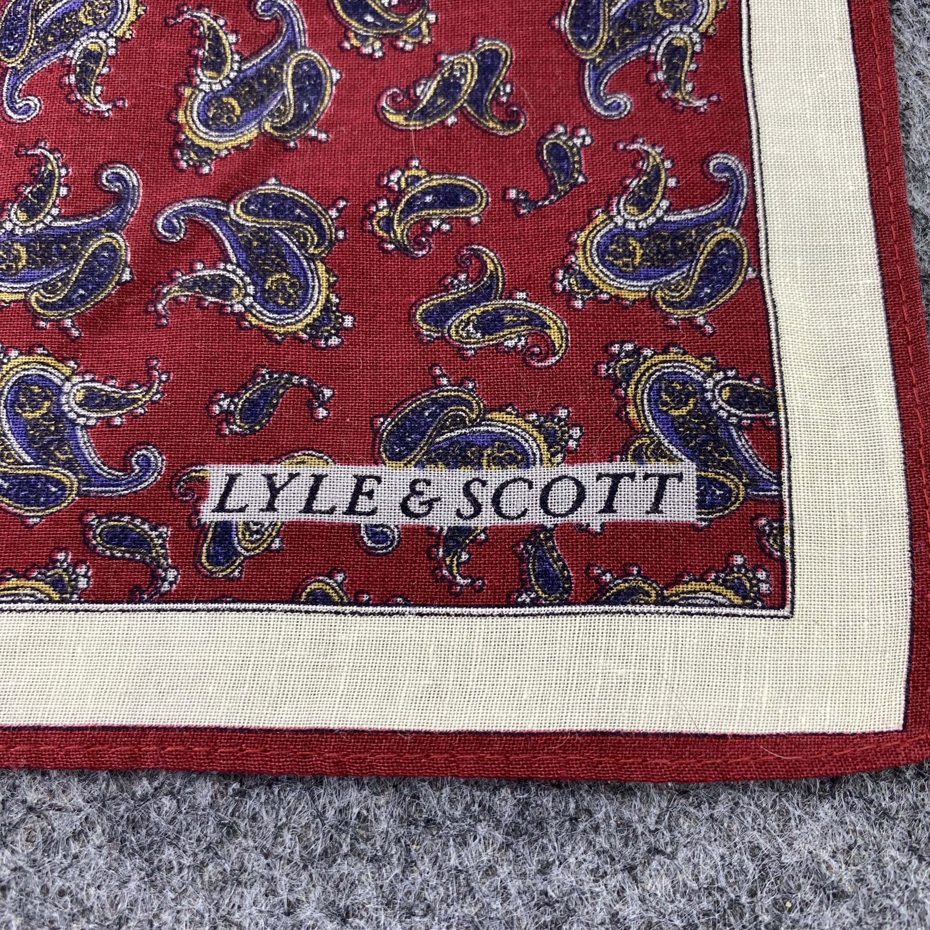 Lyle & Scott Lyle & Scott Handkerchief / Bandana / Neckerchief-B1531 Size ONE SIZE - 7 Thumbnail