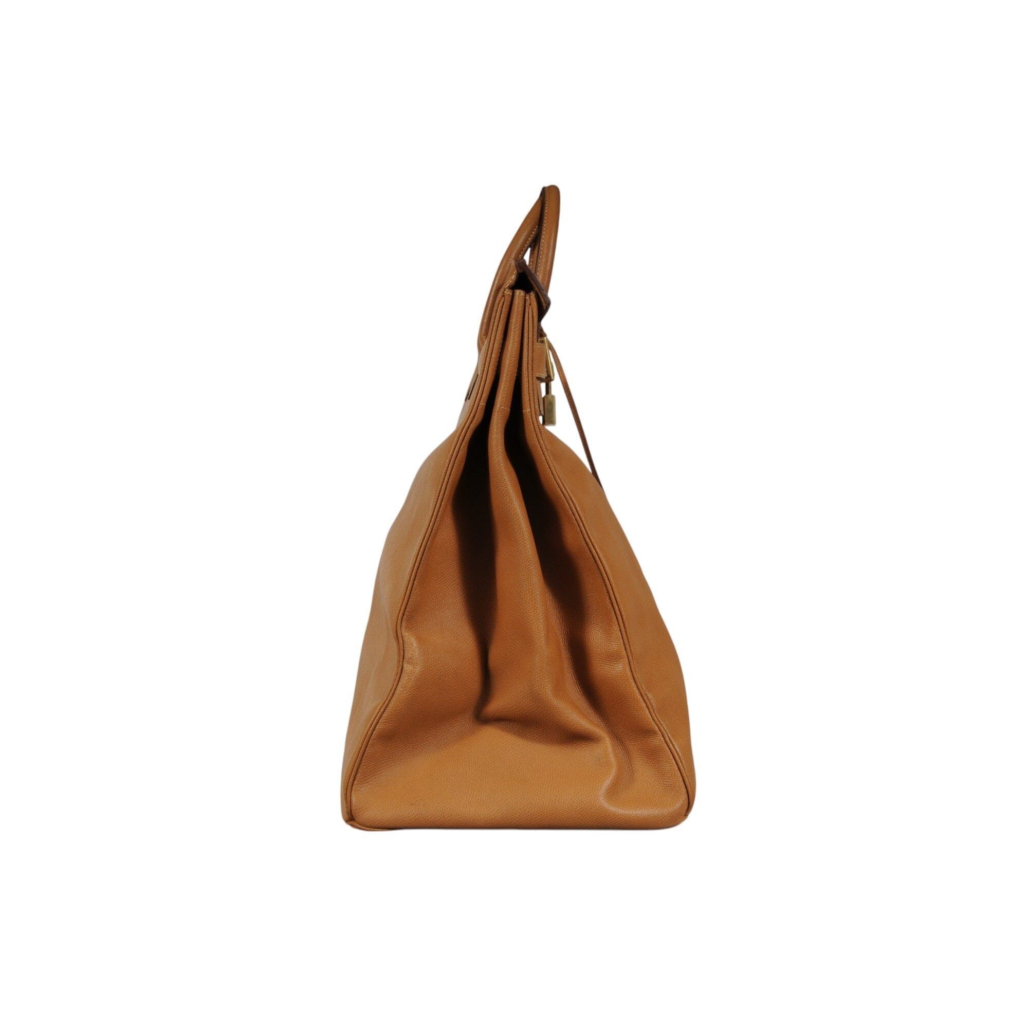 Hermes VTG 1980's Haut à Courroies Hac 55 Birkin Veau Courchevel Size ONE SIZE - 7 Thumbnail