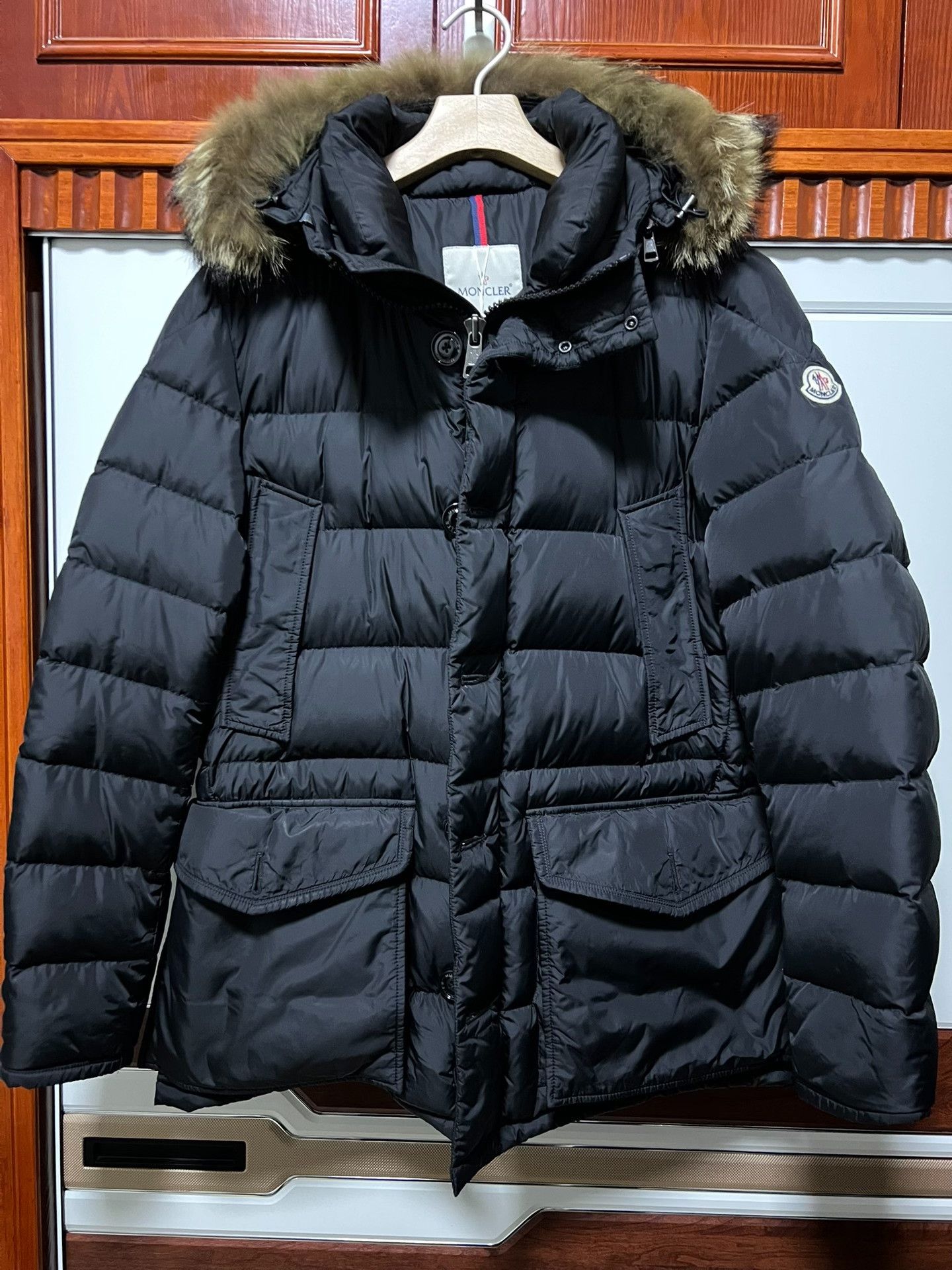 Moncler Moncler Cluny Men's Down Coat Size US XL / EU 56 / 4 - 1 Thumbnail