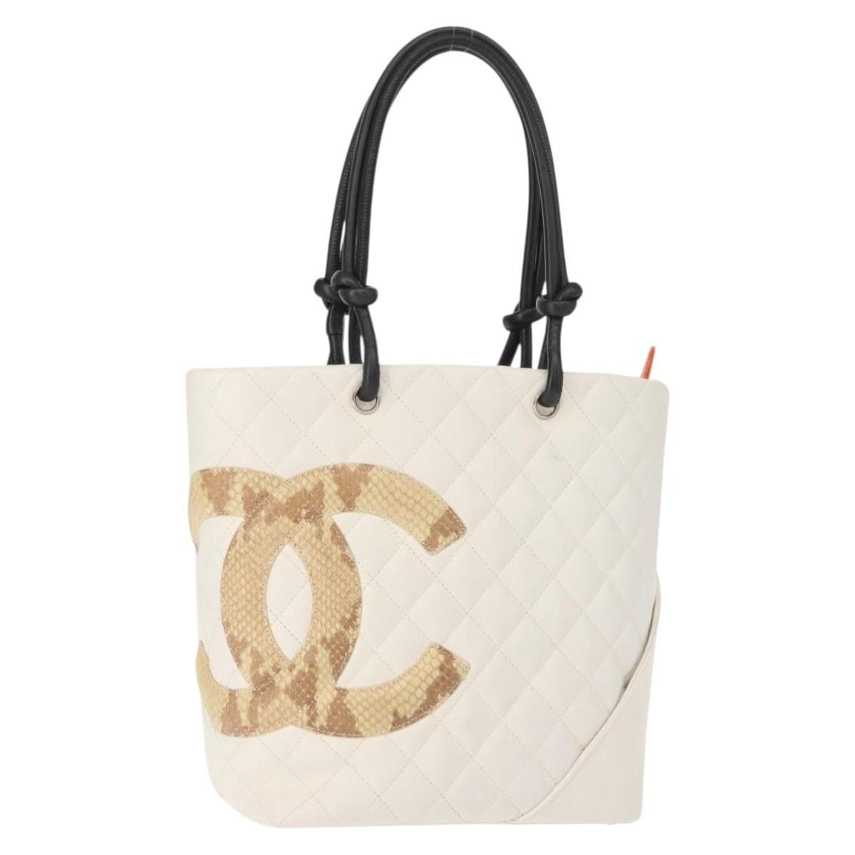 Chanel Chanel Cambon Tote Quilted Leather Size ONE SIZE - 1 Thumbnail