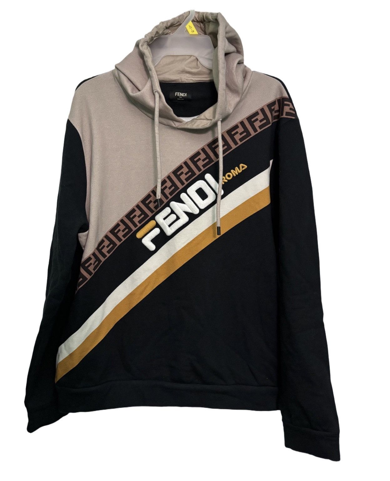 Fendi Fendi x Fila Monogram Hidden Pocket Hoodie Size US L / EU 52-54 / 3 - 1 Thumbnail