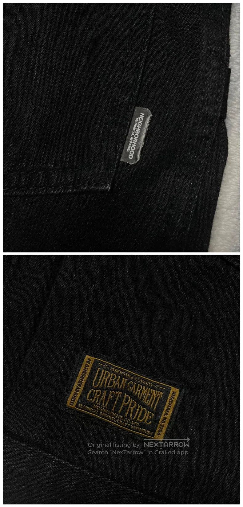 Neighborhood Neighborhood 11ss Black Spirit Fringe Denim Jacket, Size M Size US M / EU 48-50 / 2 - 6 Thumbnail
