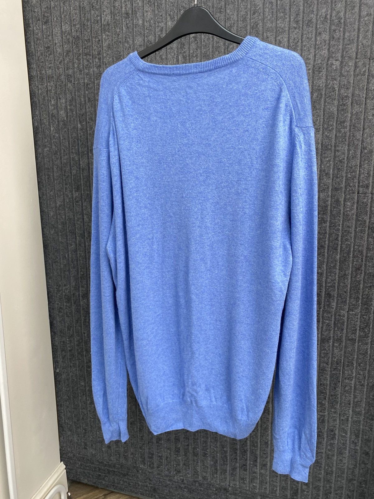 Other Vintage Lamicissima Blue V-Neck cashmere Sweater Knit Size US XXL / EU 58 / 5 - 8 Thumbnail