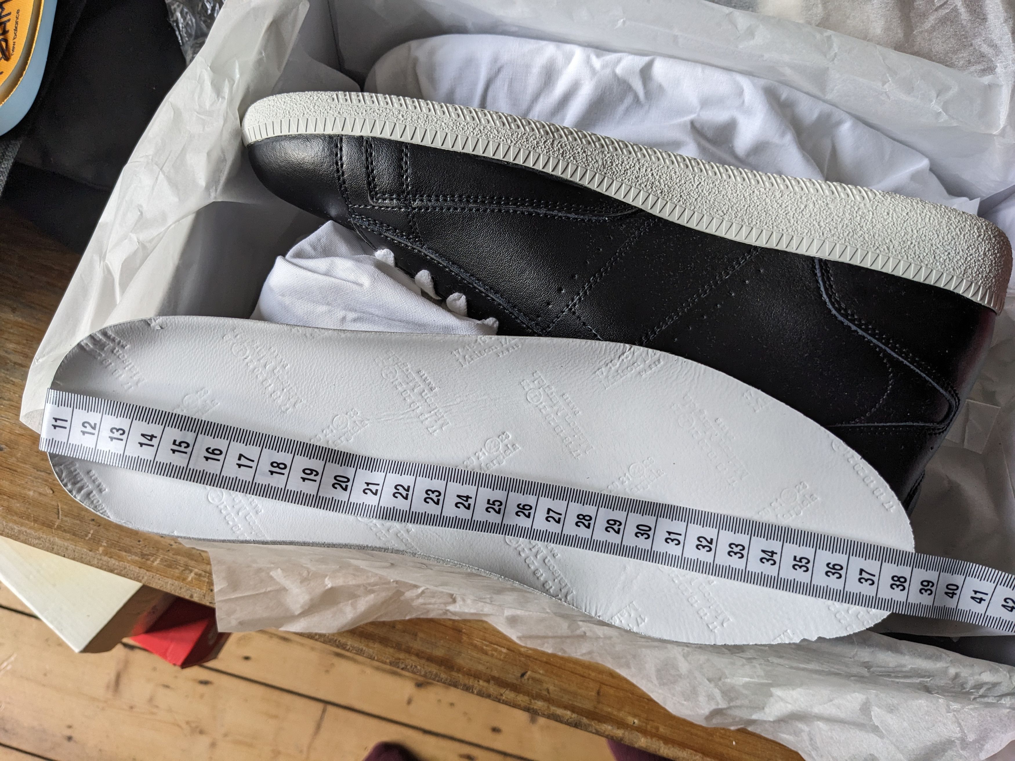 Maison Margiela Margiela Ace Mid Sneakers - Black Calf Leather Size US 9 / EU 42 - 14 Thumbnail